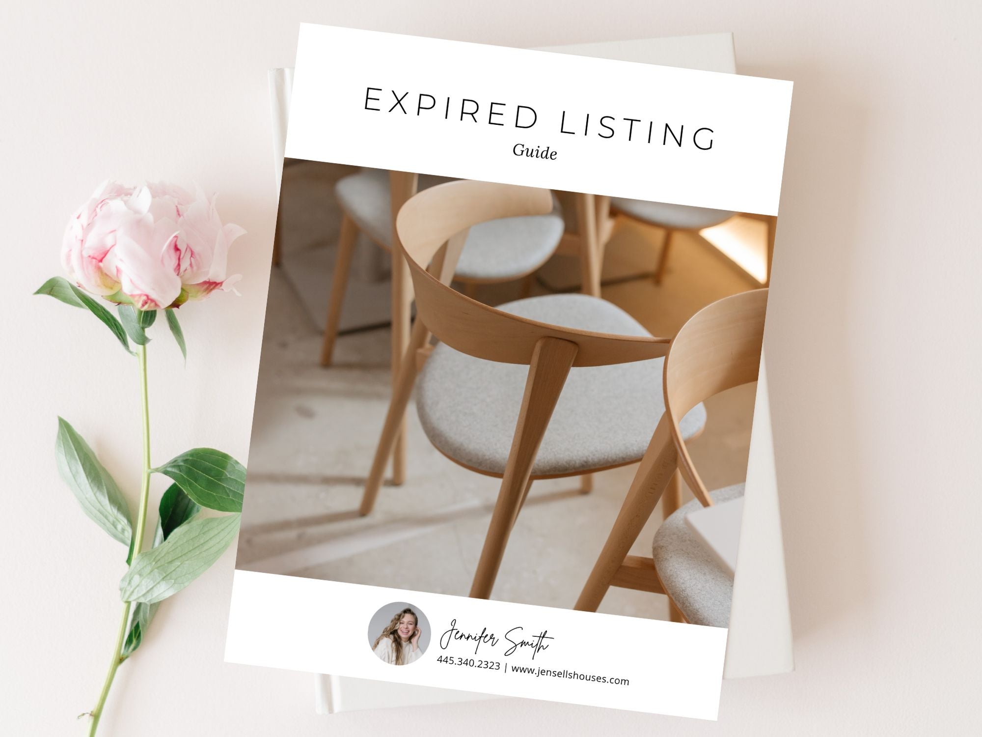 Minimal Expired Listing Guide offering strategies for realtors to reconnect with homeowners and convert expired listings into opportunities.