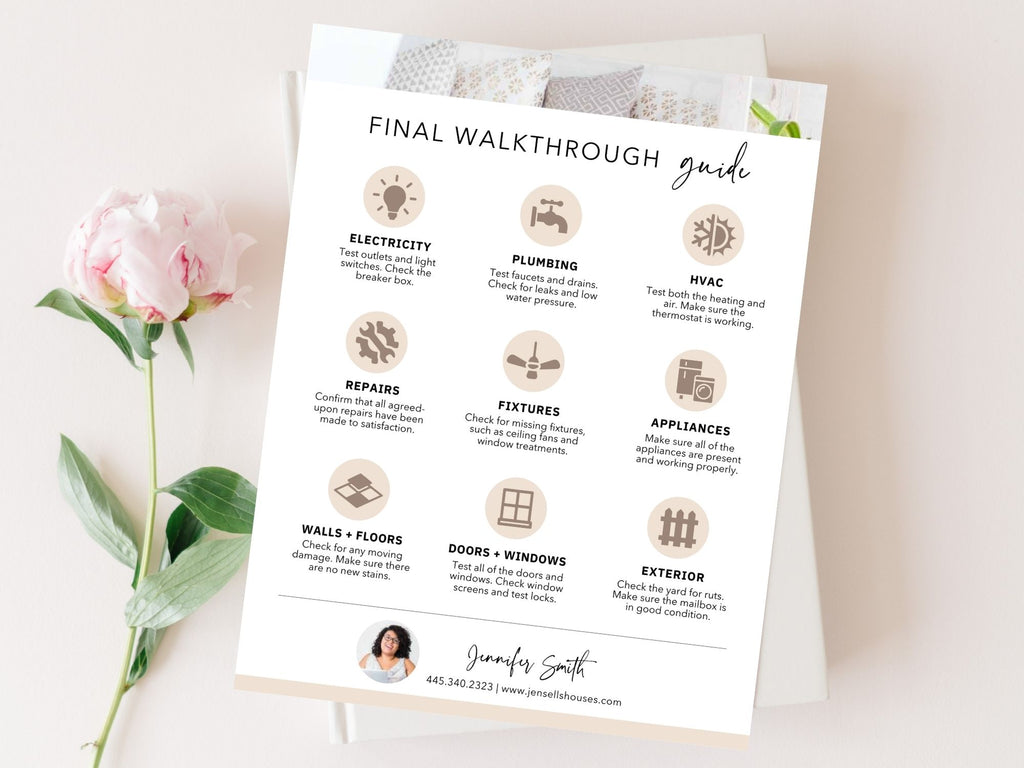 Real Estate Final Walkthrough Guide - Editable template for ensuring a thorough final walkthrough and providing a detailed process for finalizing real estate transactions.