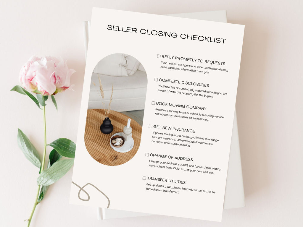 Real Estate Luxury Seller Closing Checklist - Meticulous guide for a stress-free conclusion to high-end property transactions in the luxury real estate market.\