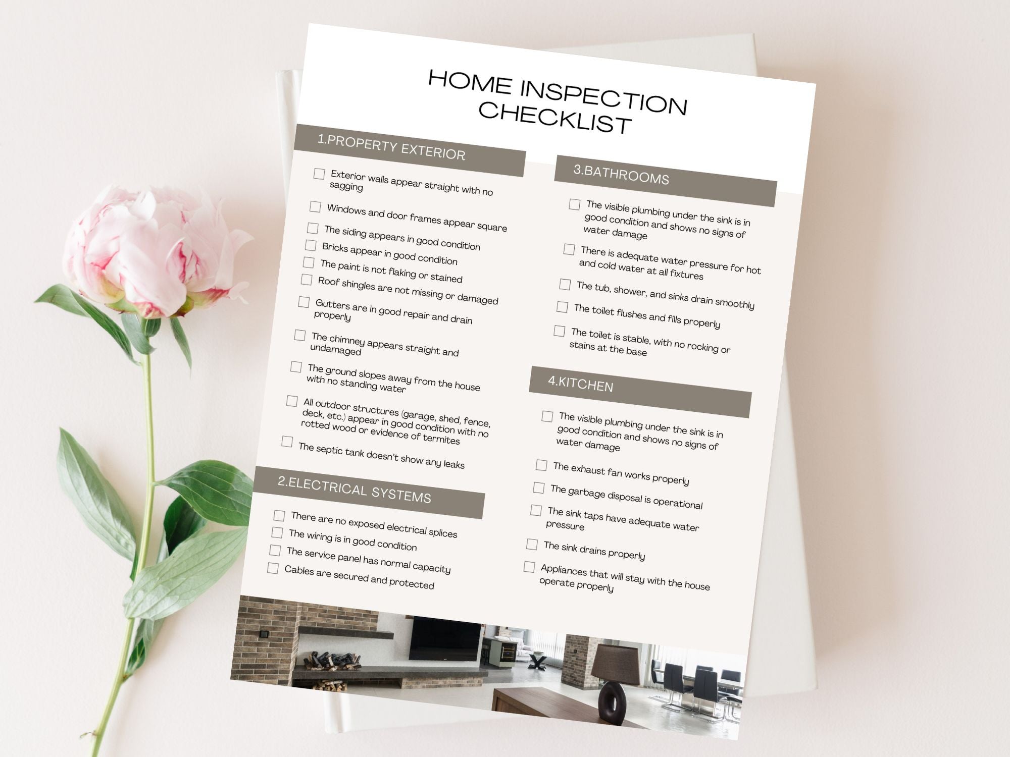 Real Estate Luxury Home Inspection Checklist - Meticulous guide for comprehensive inspections in the luxury real estate market.