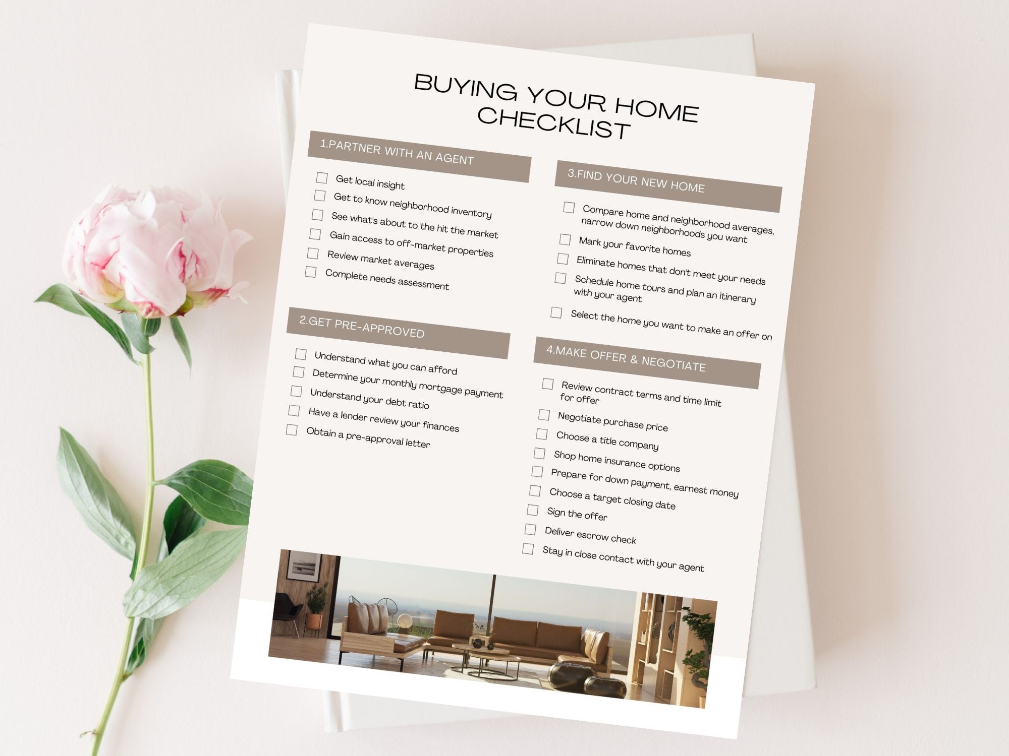 Real Estate Luxury Buying Your Home Checklist - Comprehensive guide for discerning buyers in the luxury real estate market.