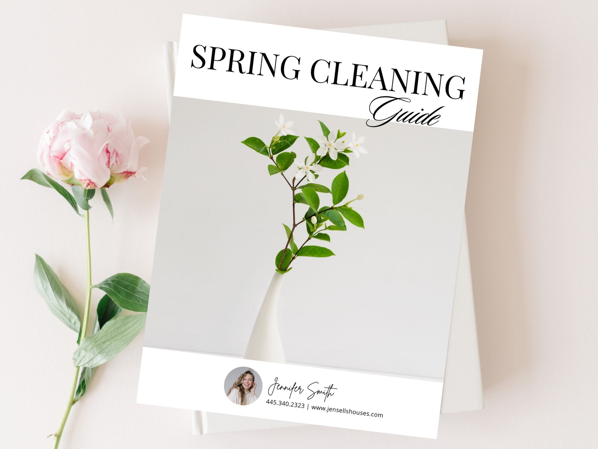 Spring Cleaning Guide with home organization and decluttering tips