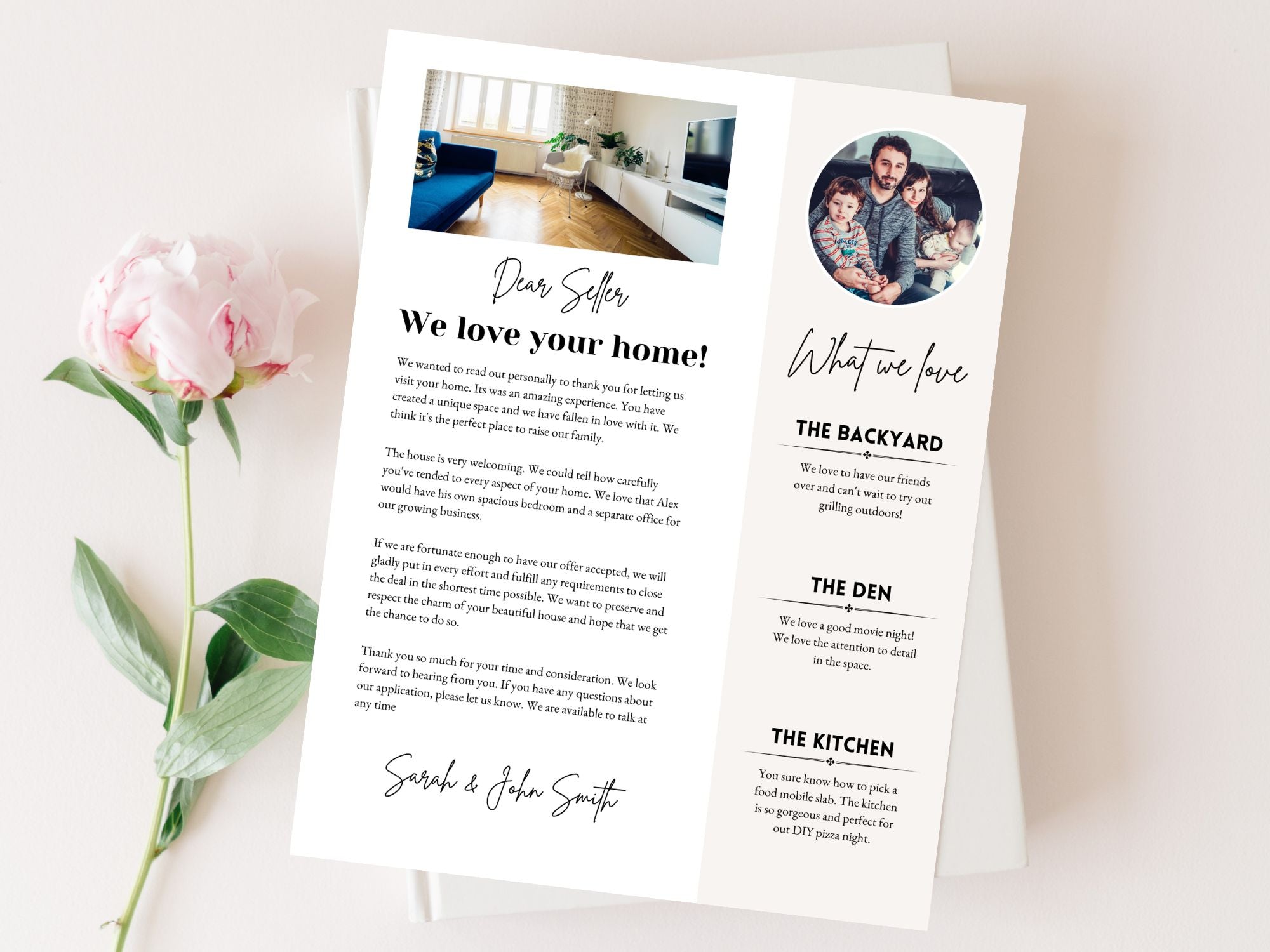 Home Offer Letter Vol 02 - Make a lasting impression with a professionally crafted buyer's letter.