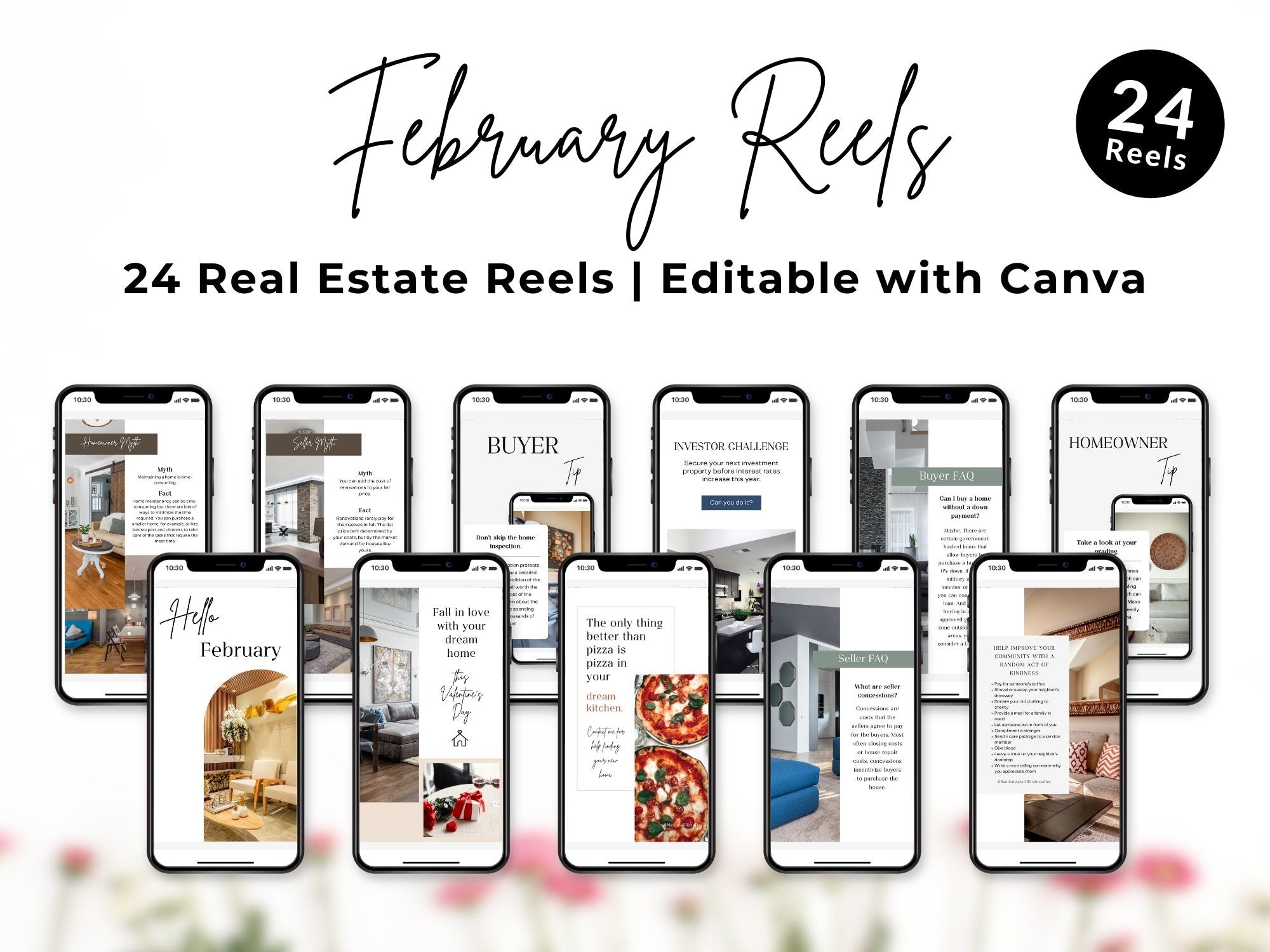 February real estate reels featuring market trends, seasonal insights, and tips for buyers and sellers.