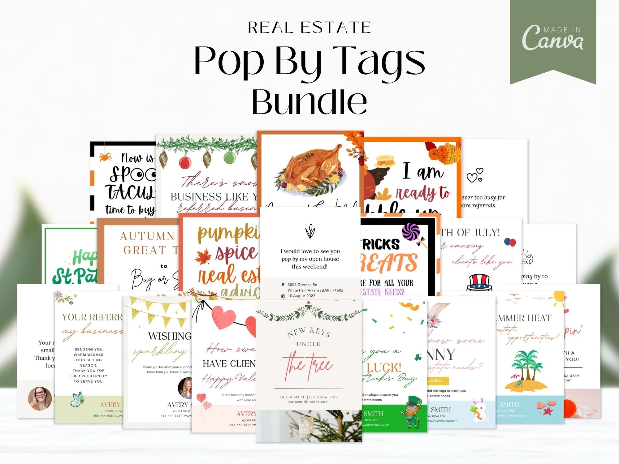 Real estate pop by tags bundle for client gifts and appreciation drops