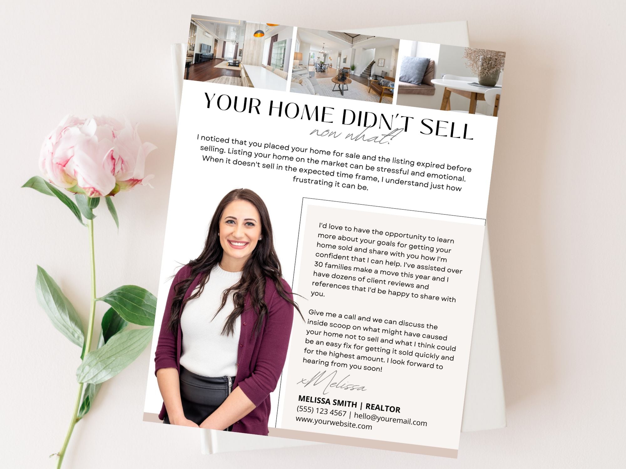 Expired Listing Real Estate Letter Vol 01 - Purposeful letter crafted to reignite interest in expired listings, showcasing real estate expertise and delivering valuable insights.