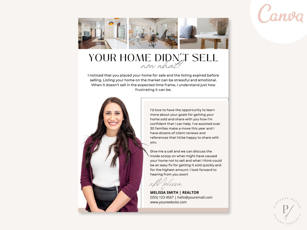 Expired Listing Real Estate Letter Vol 01 - Purposeful letter crafted to reignite interest in expired listings, showcasing real estate expertise and delivering valuable insights.