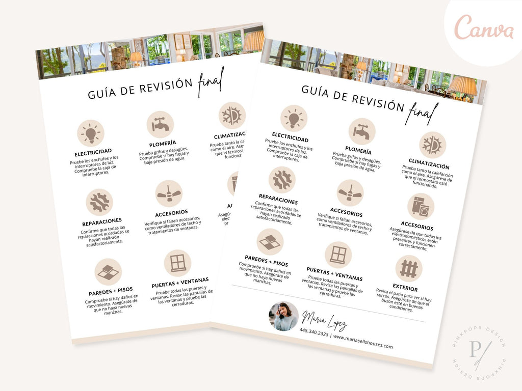 Spanish Final Walkthrough Guide - Navigate the final walkthrough process in Spanish with this comprehensive guide, assisting clients in ensuring a thorough inspection, addressing concerns, and finalizing the home-buying journey with confidence.