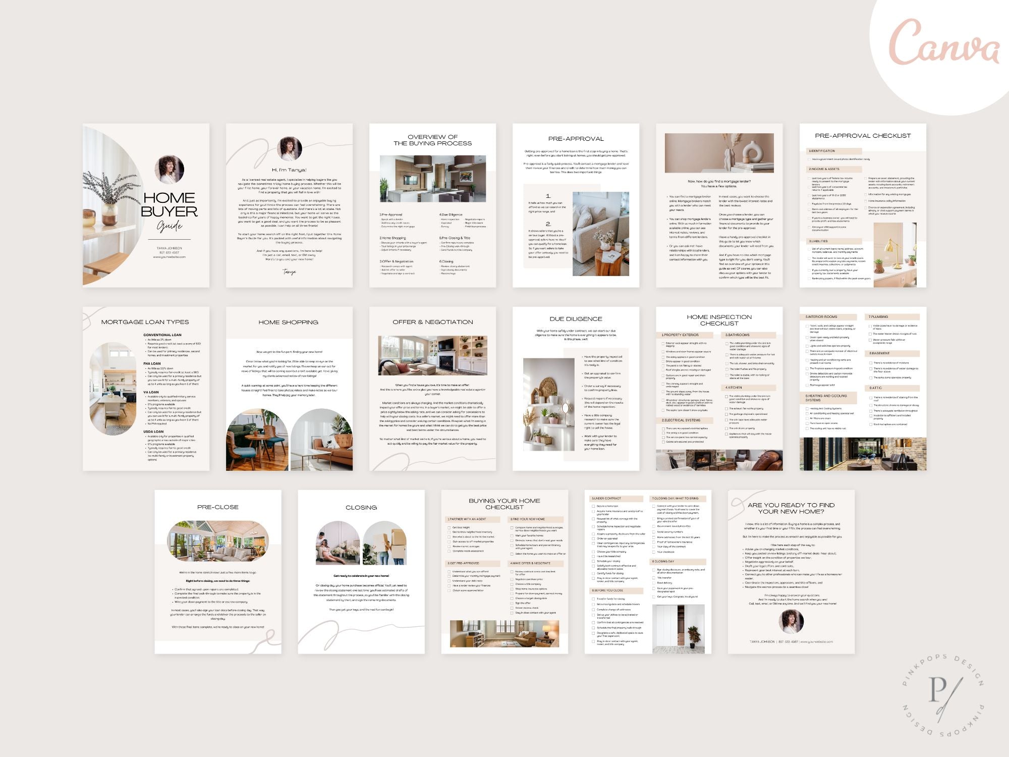 Beige Home Buyer & Seller Guide