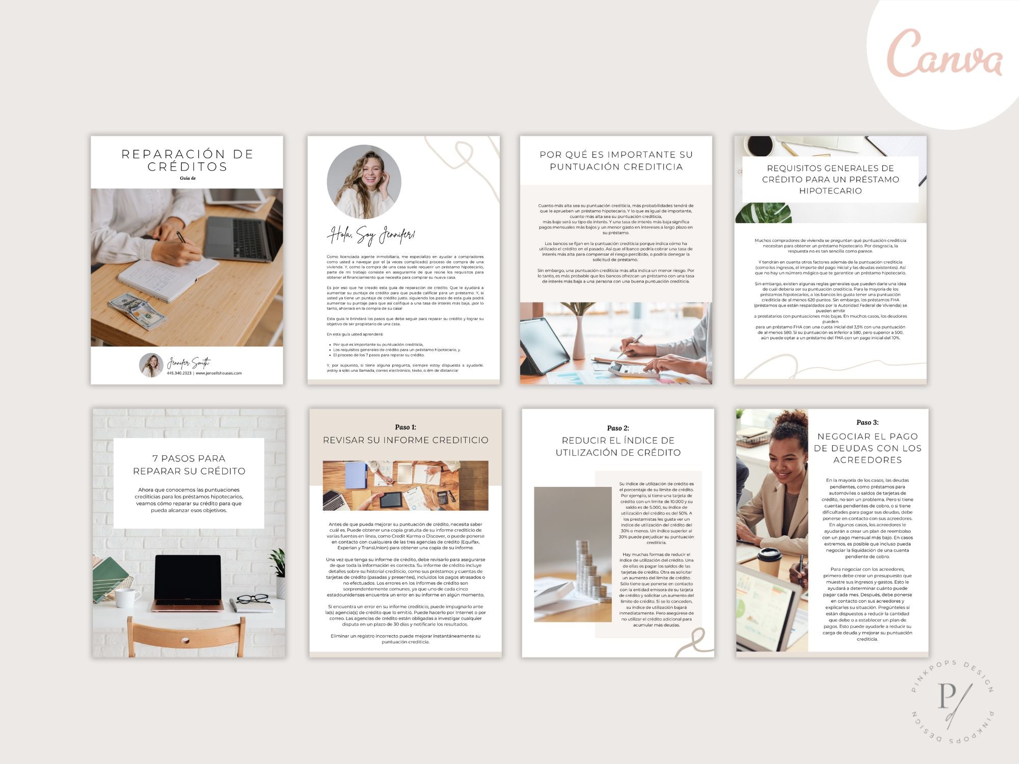 Spanish Minimal Credit Repair Guide - Financial guide in Spanish designed to improve and manage your credit history efficiently.