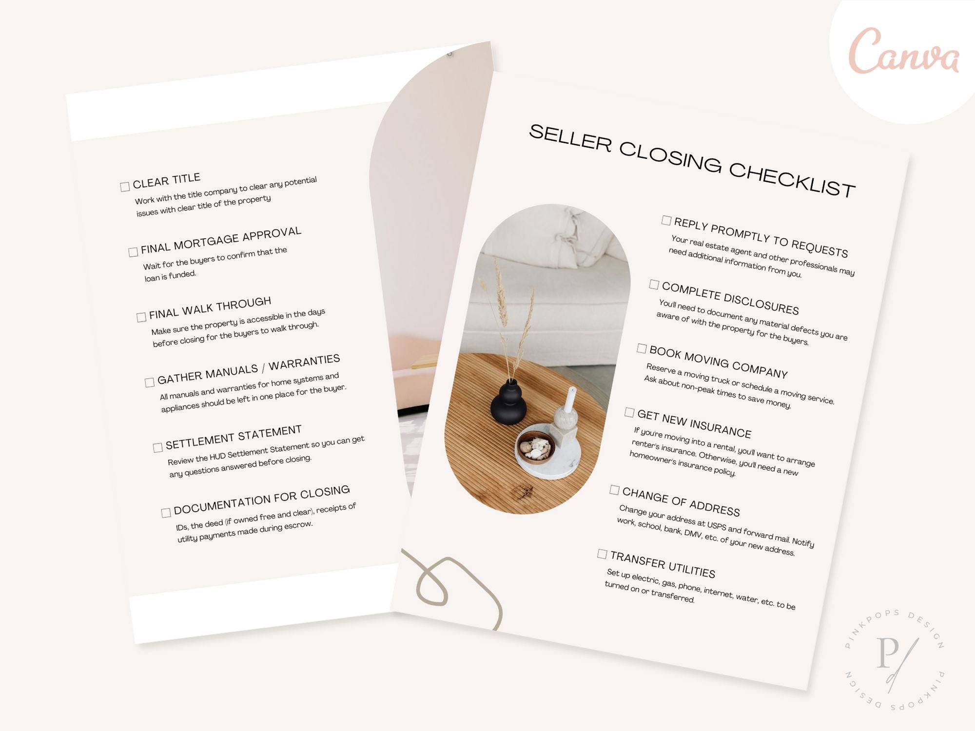 Real Estate Luxury Seller Closing Checklist - Meticulous guide for a stress-free conclusion to high-end property transactions in the luxury real estate market.
