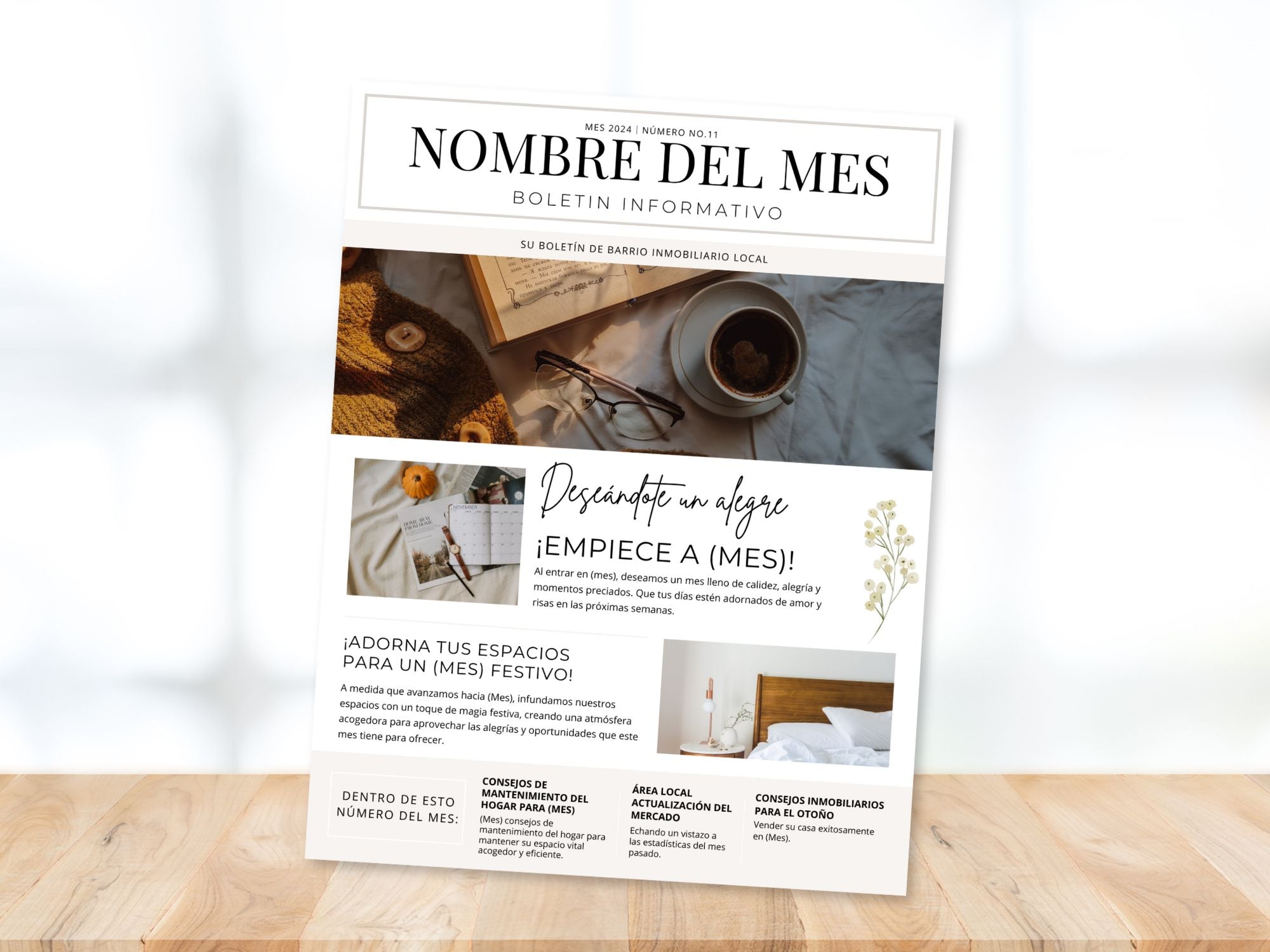 Spanish Real Estate Newsletter Vol 01- Informative real estate updates for Spanish-speaking  clients.