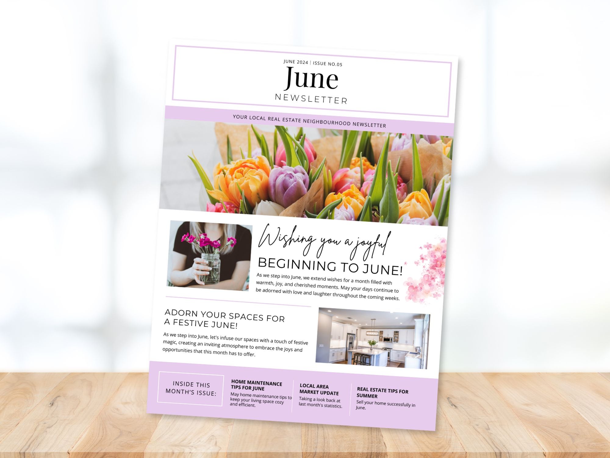 Minimal June Newsletter 2024 - Stay informed and inspired with our concise real estate updates and valuable insights.