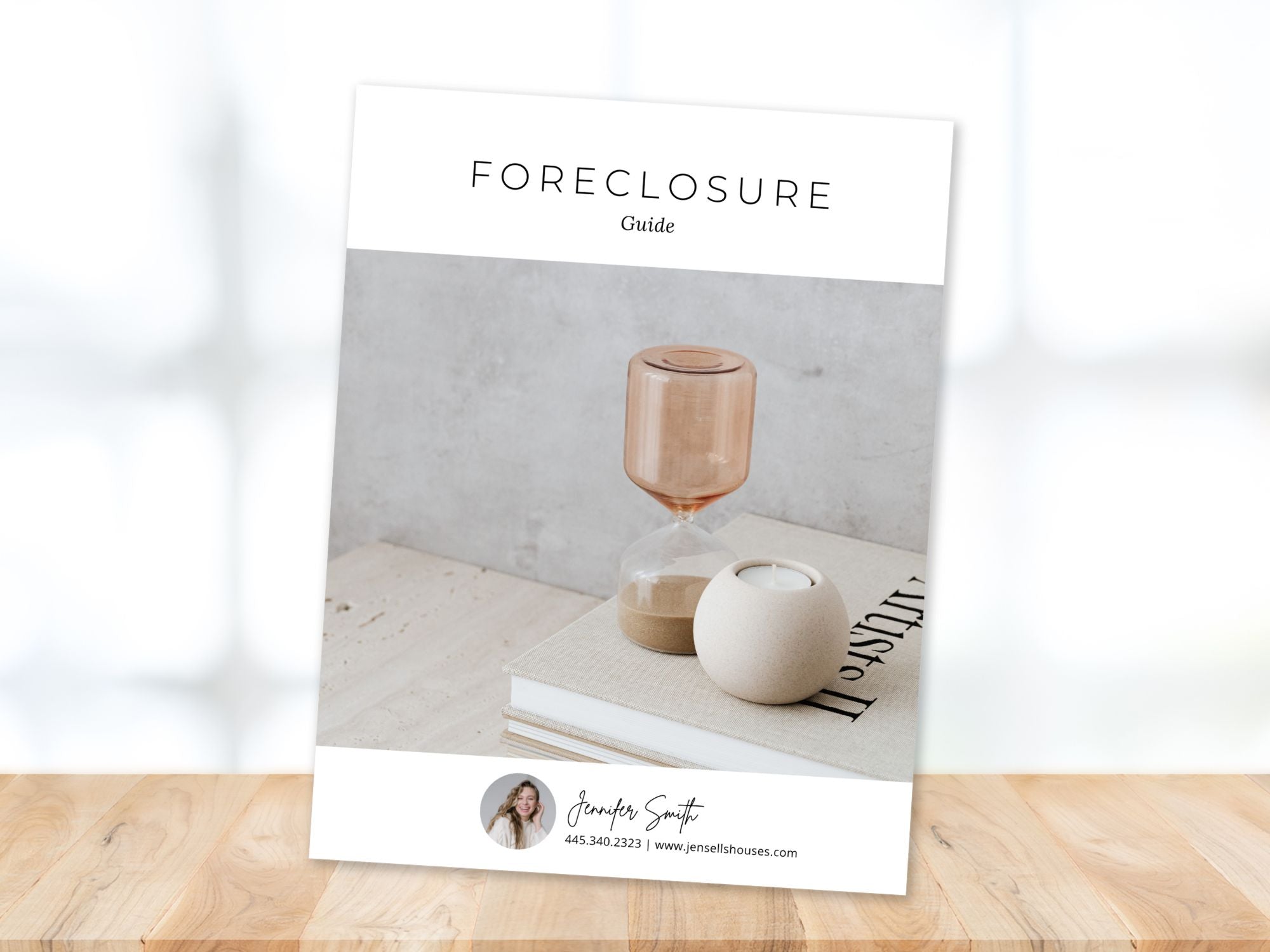 Editable foreclosure guide for real estate agents