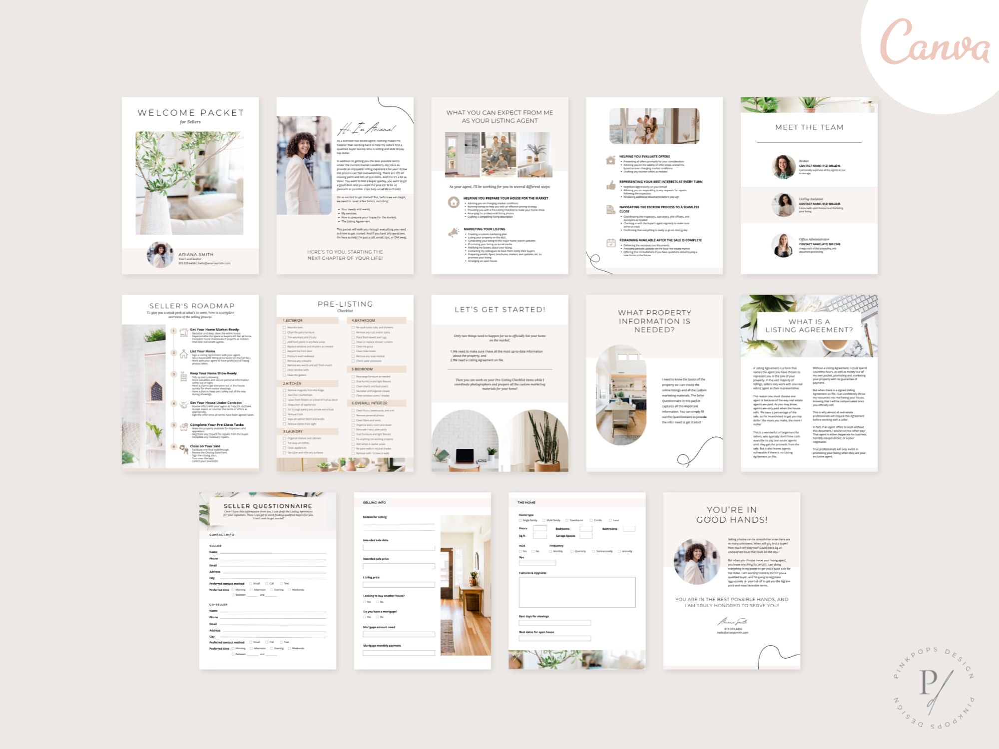 Welcome & Closing Packets for Sellers