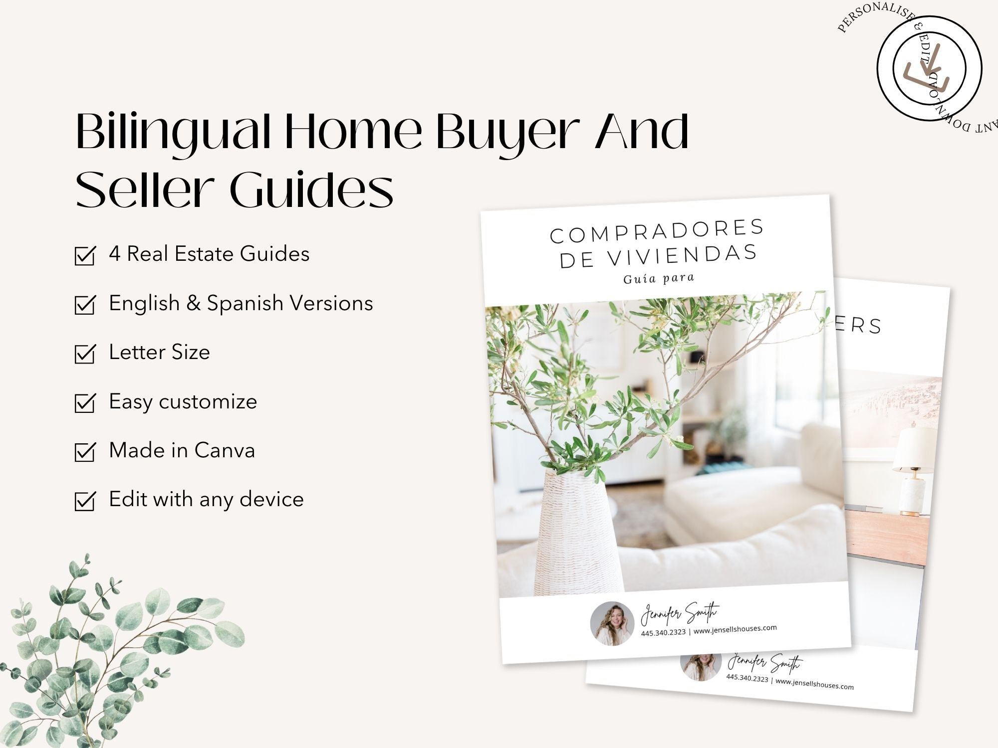 bilingual home buyer and seller guide in English and Spanish