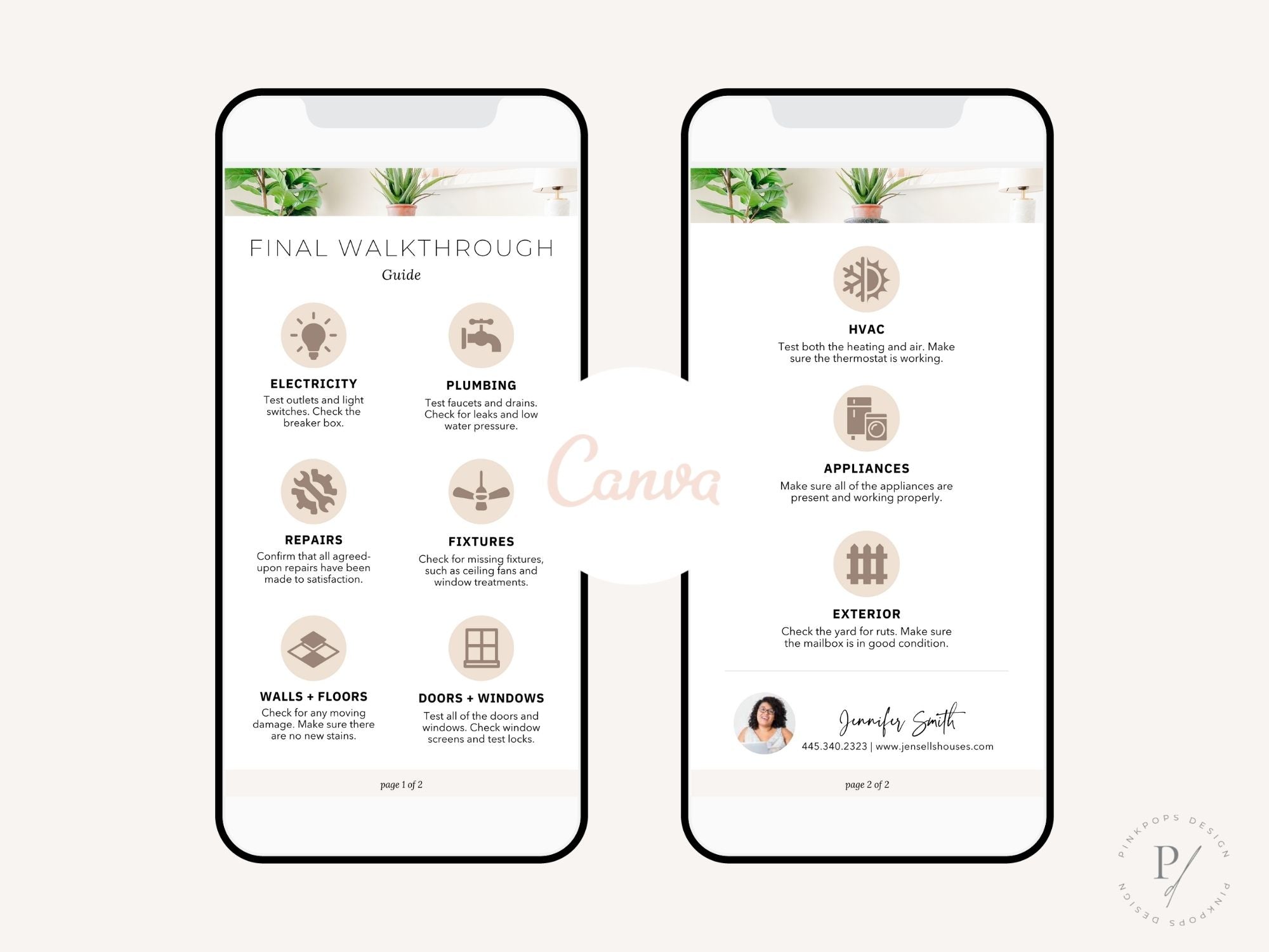Real Estate Textable Final Walkthrough Guide - Navigate the final steps seamlessly with a digital guide tool for convenient and informative assistance during the crucial final walkthrough.