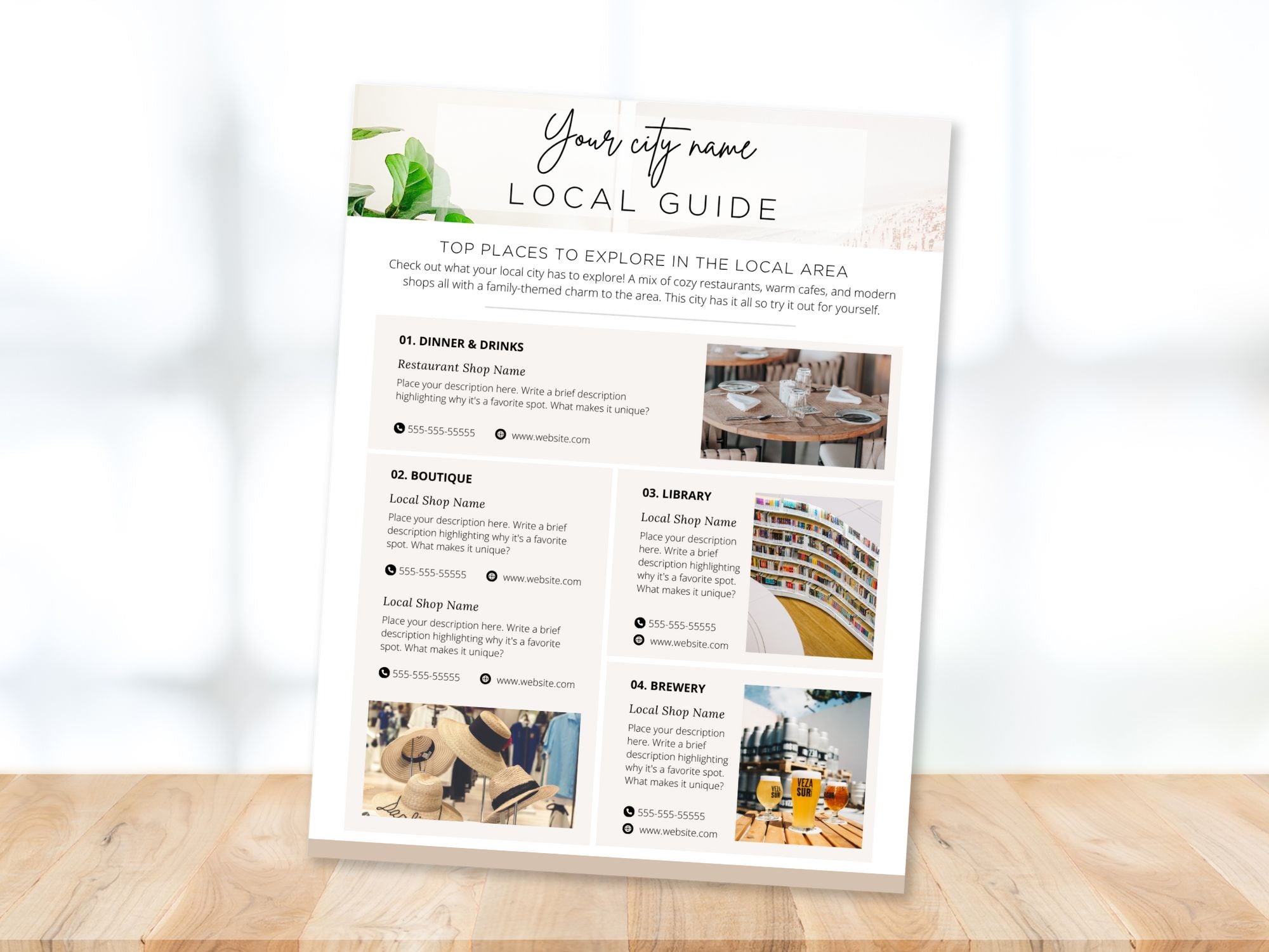 Real Estate Local Guide Vol 01 - Comprehensive guide for real estate professionals to provide valuable insights about the local area to their clients.