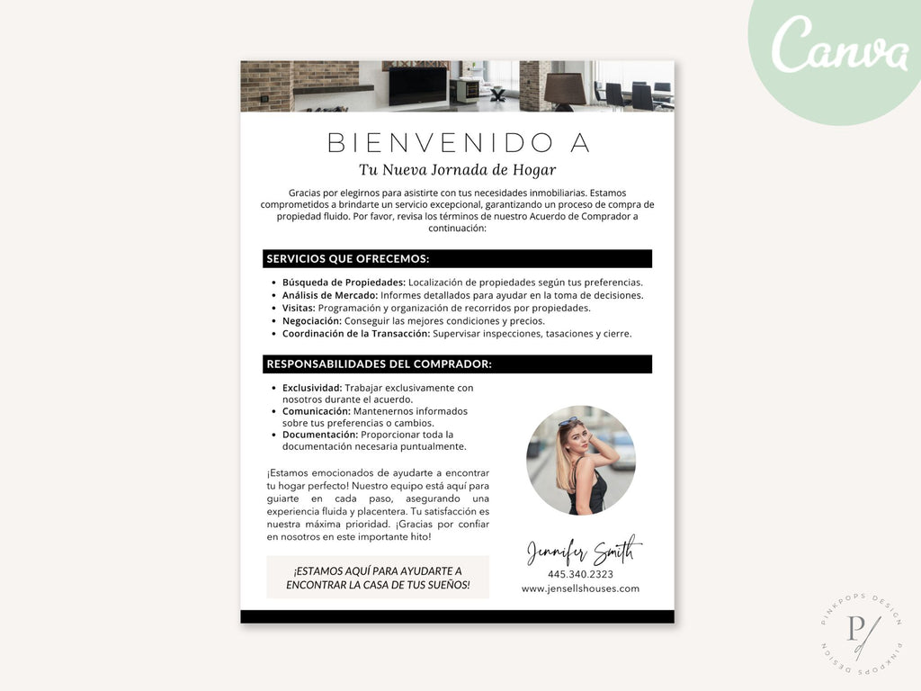 Spanish Buyer Agreement Letter Vol 01 - A comprehensive buyer agreement guide in Spanish
for real estate agents and clients.