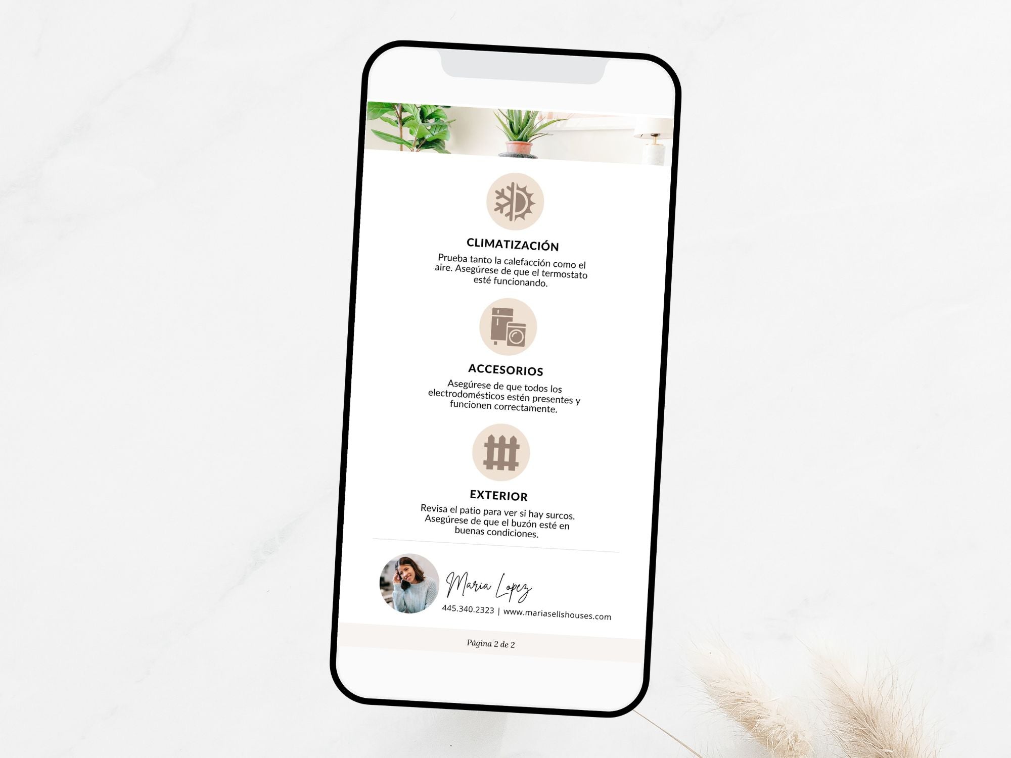Spanish Textable Final Walkthrough Guide - Conduct a final walkthrough in Spanish with a textable guide, sharing a comprehensive checklist with Spanish-speaking clients for a smooth and informed property inspection.