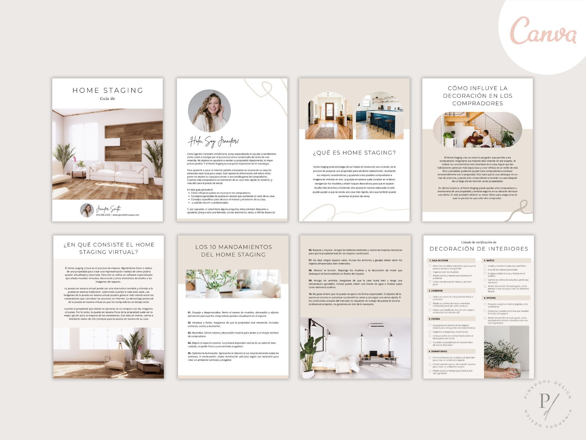 Spanish Minimal Staging Guide - Guide in Spanish designed to showcase the best features of your home in a minimal and attractive way.