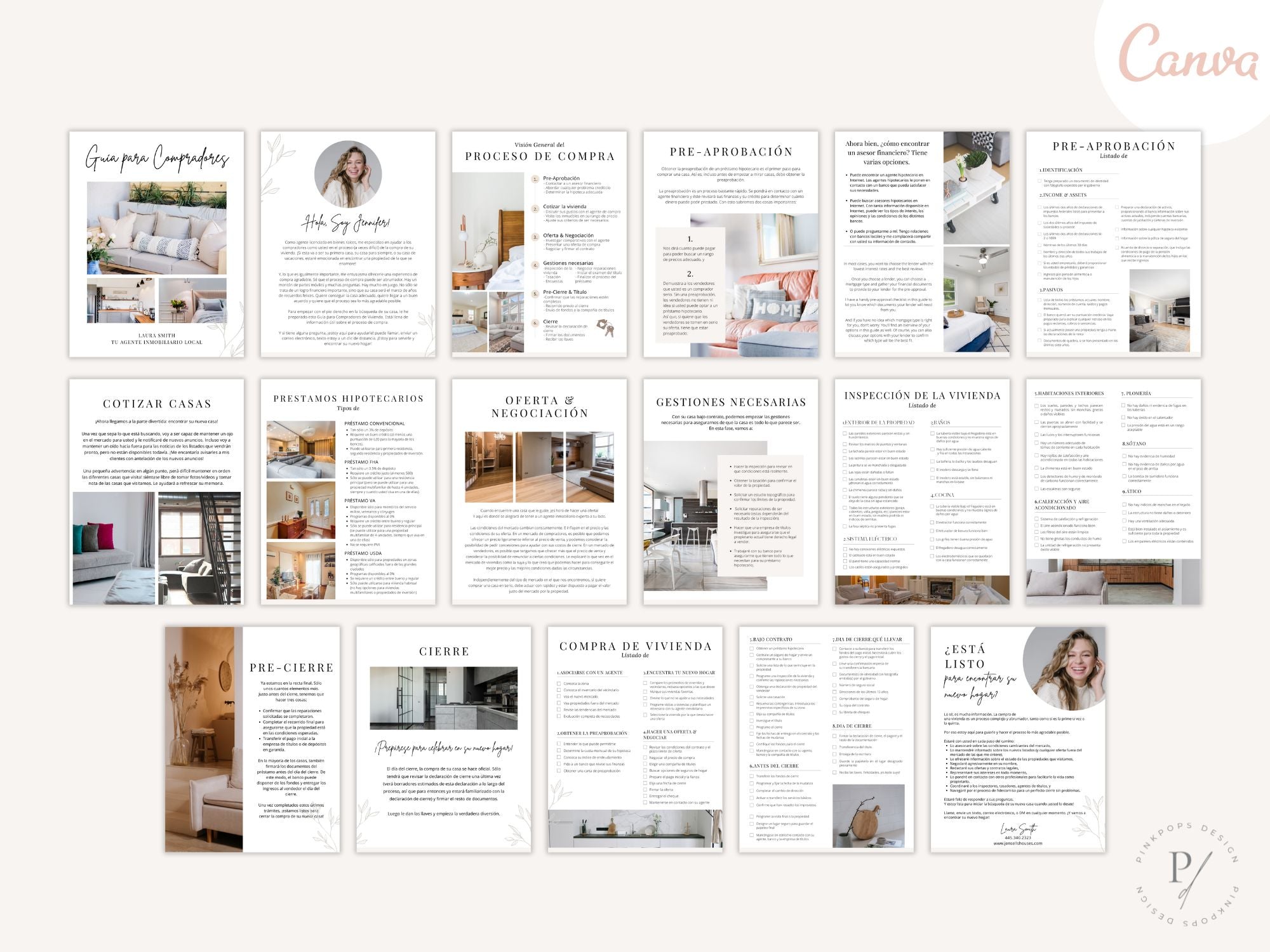  Spanish Modern Buyer and Seller Guides Vol 02- Essential guides for Spanish-speaking real  estate clients.