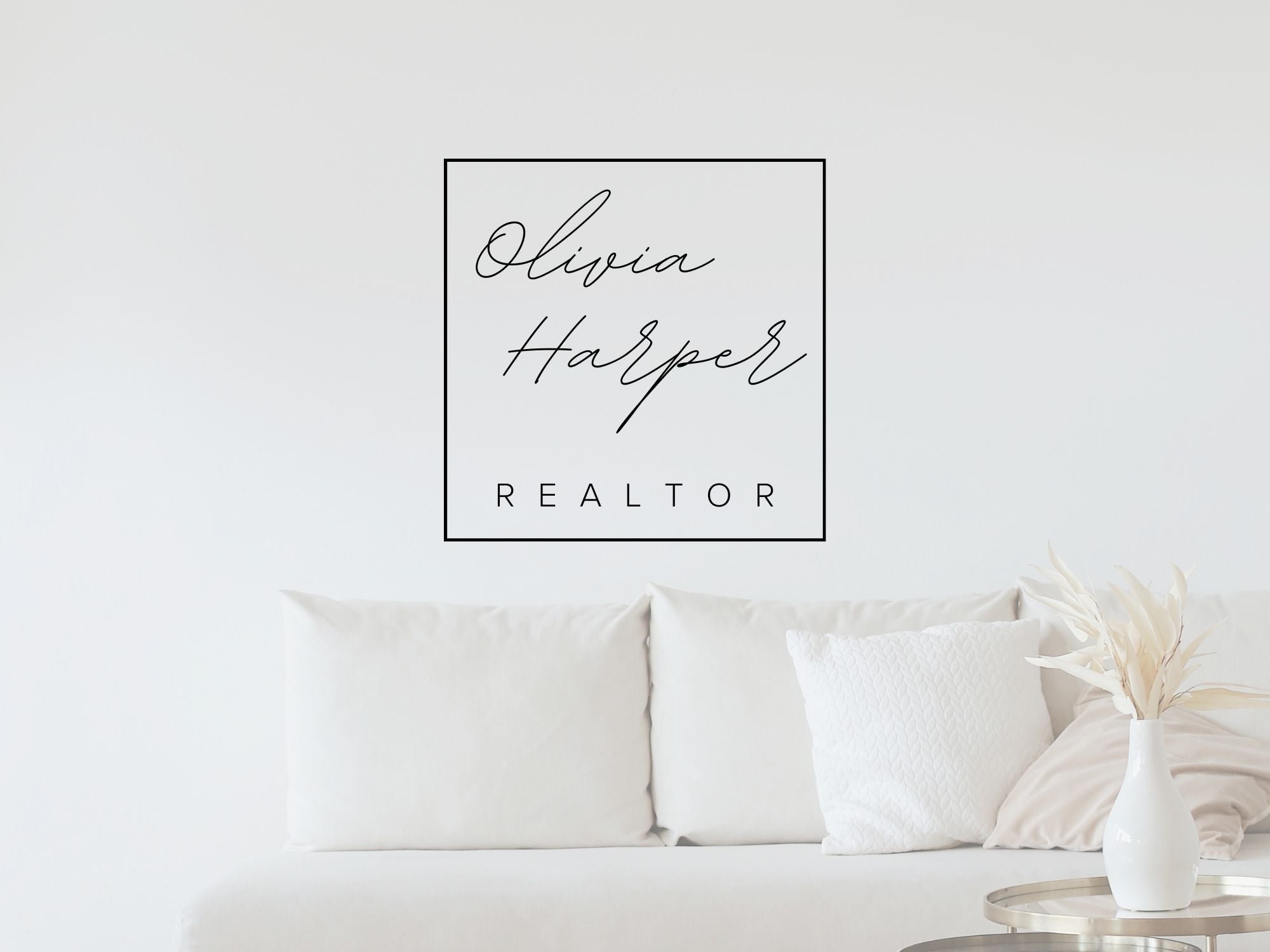 Olivia Harper Logo Template - Clean and modern logo designed for versatile personal or business branding.