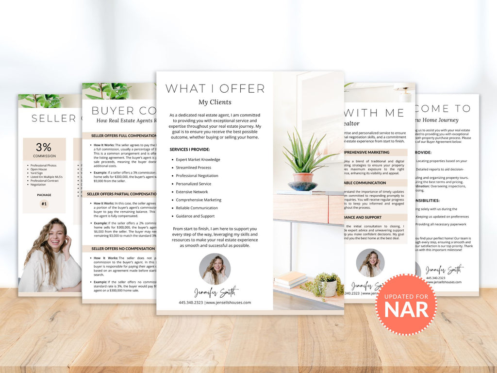 Real Estate Buyer & Seller Agent Commission Bundle Vol 01