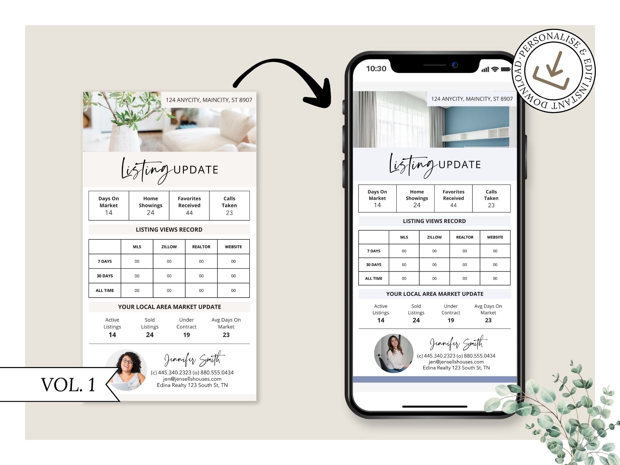 Textable Listing Market Update - Convenient mobile notifications for real estate market updates.