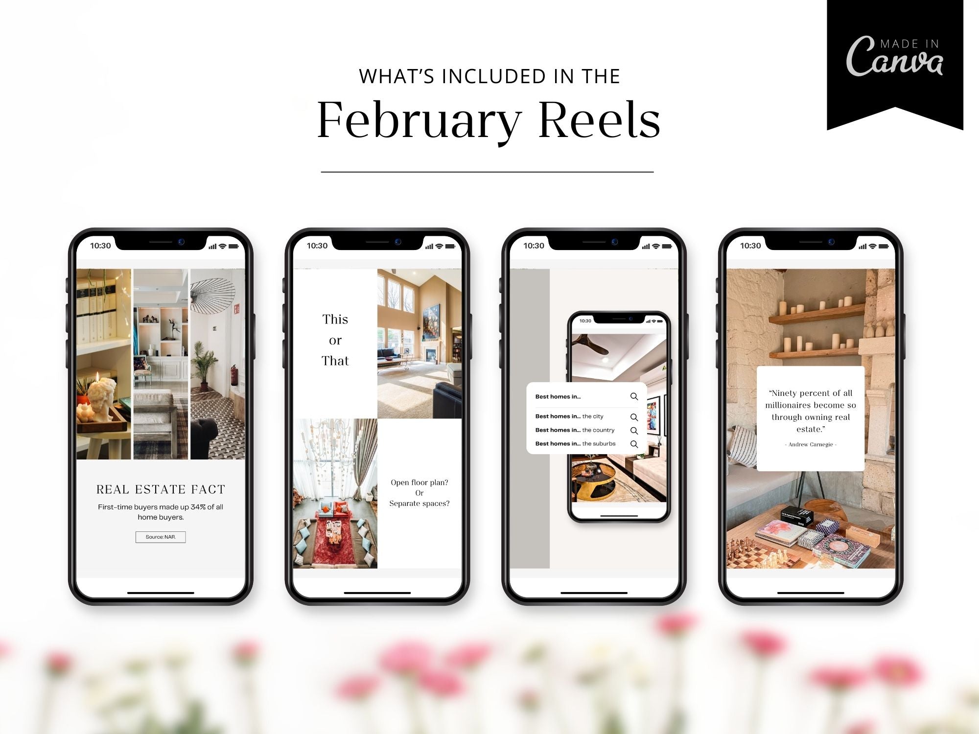 February real estate reels featuring market trends, seasonal insights, and tips for buyers and sellers.