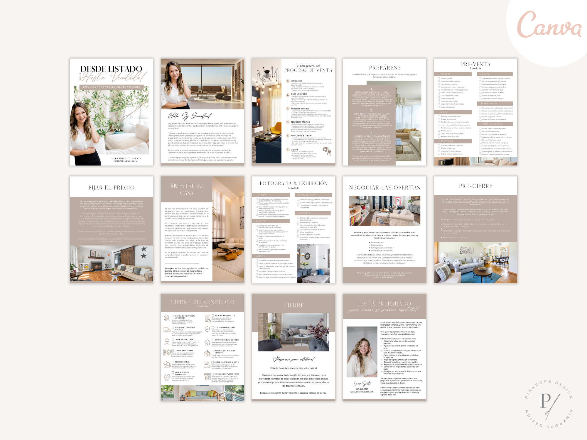 Spanish Modern Buyer and Seller Guides Vol 01- Informative guides for Spanish-speaking  clients.