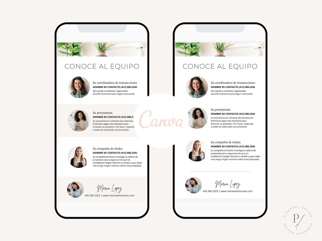 Spanish Textable Meet The Team - Introduce your team in Spanish with a textable message, sharing information about team members and creating a personalized and welcoming connection with Spanish-speaking clients.