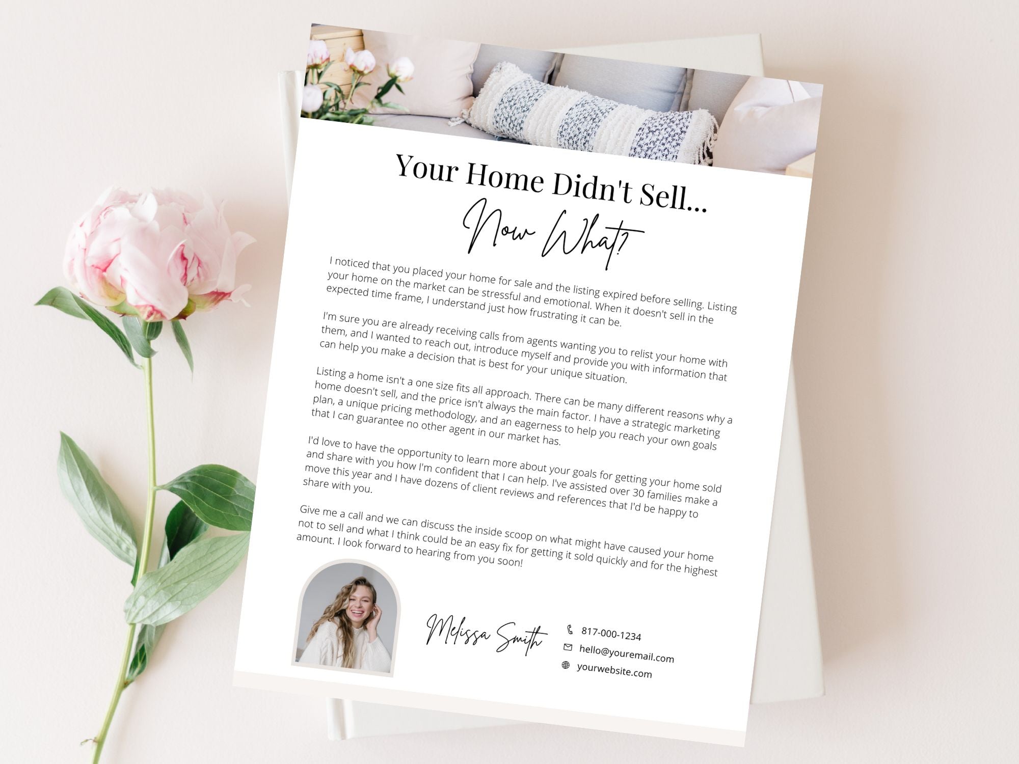 Real Estate Expired Listing Letter - Purposeful letter designed to rekindle interest in expired listings, showcasing real estate expertise and providing compelling insights.