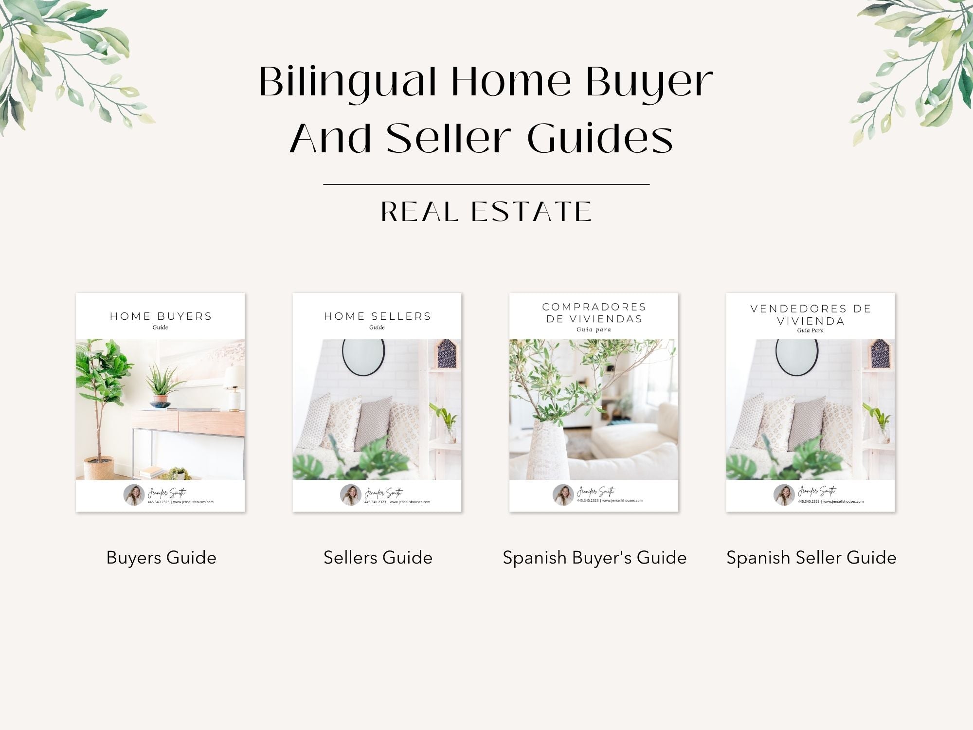 bilingual home buyer and seller guide in English and Spanish