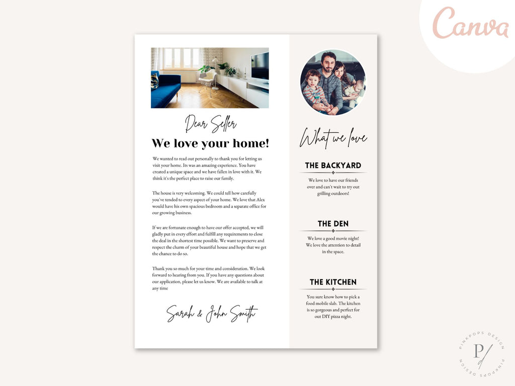 Home Offer Letter Vol 02 - Make a lasting impression with a professionally crafted buyer's letter.