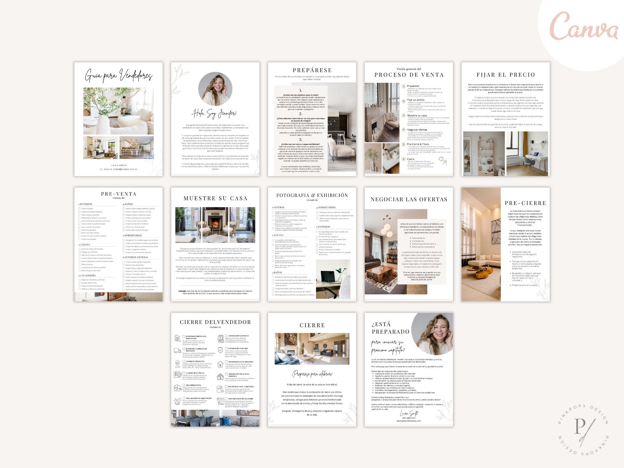  Spanish Modern Buyer and Seller Guides Vol 02- Essential guides for Spanish-speaking real  estate clients.