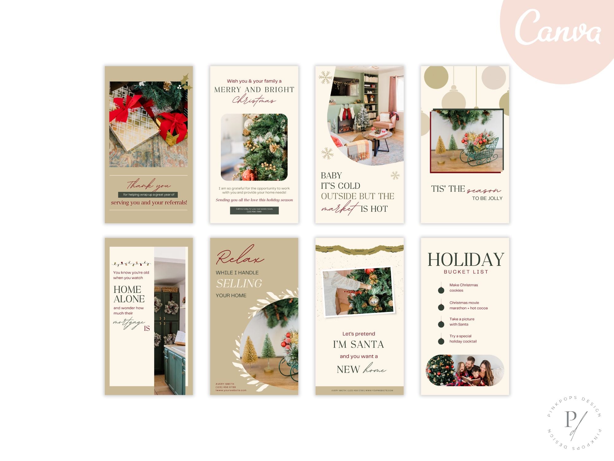 Real Estate Christmas Social Media Posts - Festive Social Media Engagement for the Holiday Season