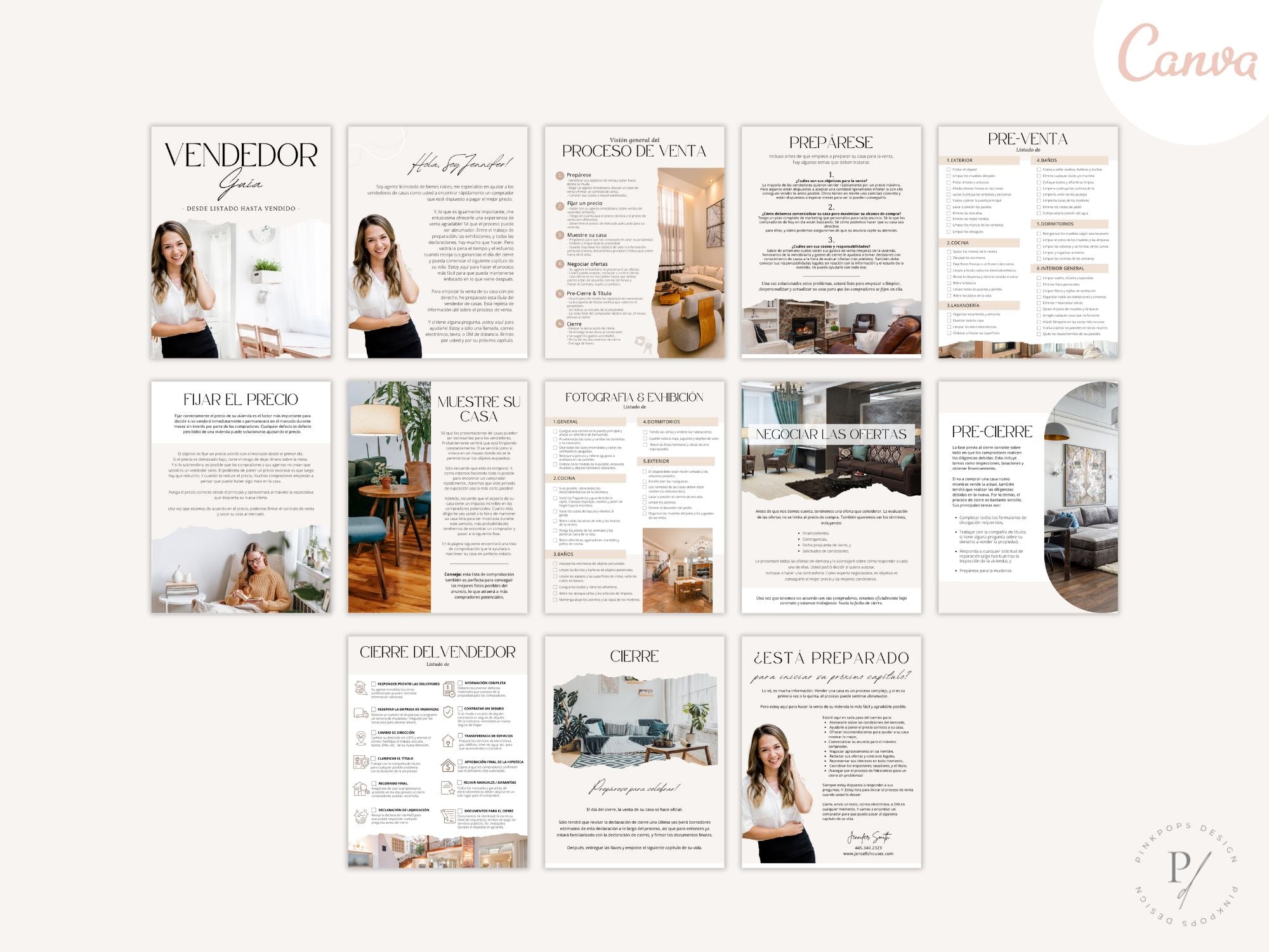 Spanish Modern Buyer and Seller Guides Vol 03- Informative guides for Spanish-speaking real  estate clients.