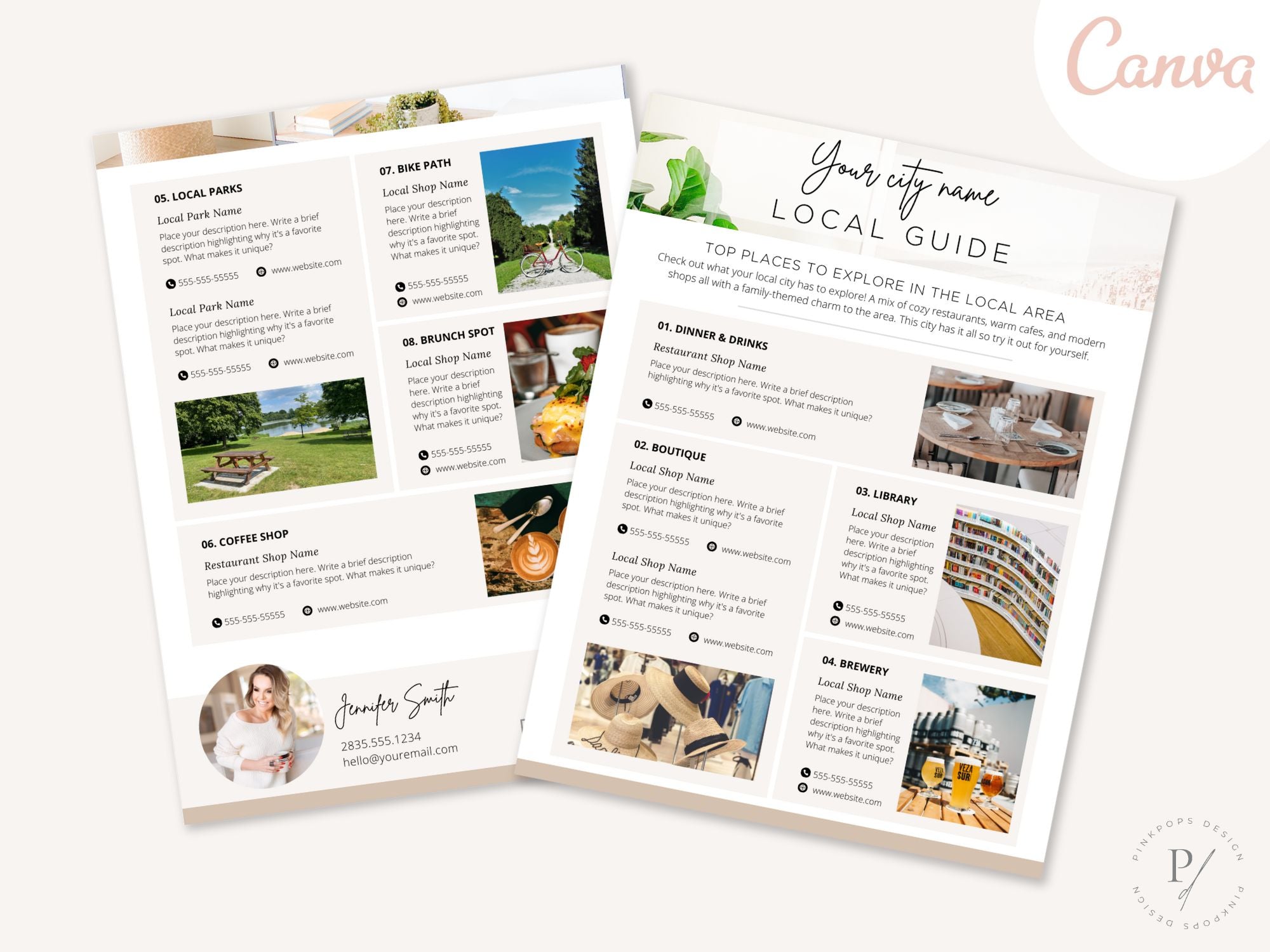 Real Estate Local Guide Vol 01 - Comprehensive guide for real estate professionals to provide valuable insights about the local area to their clients.