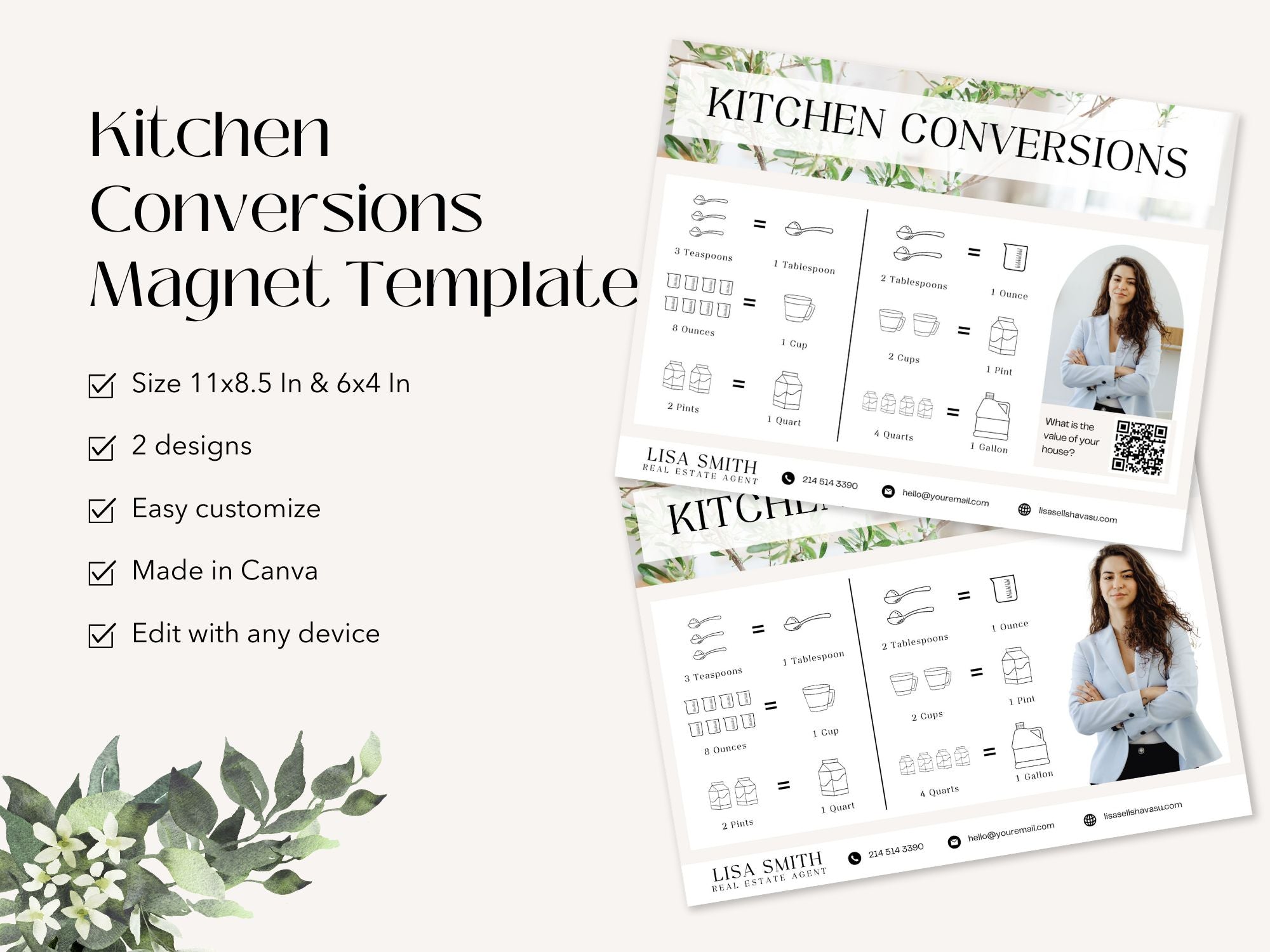 Kitchen Conversions Magnet Template Vol 01