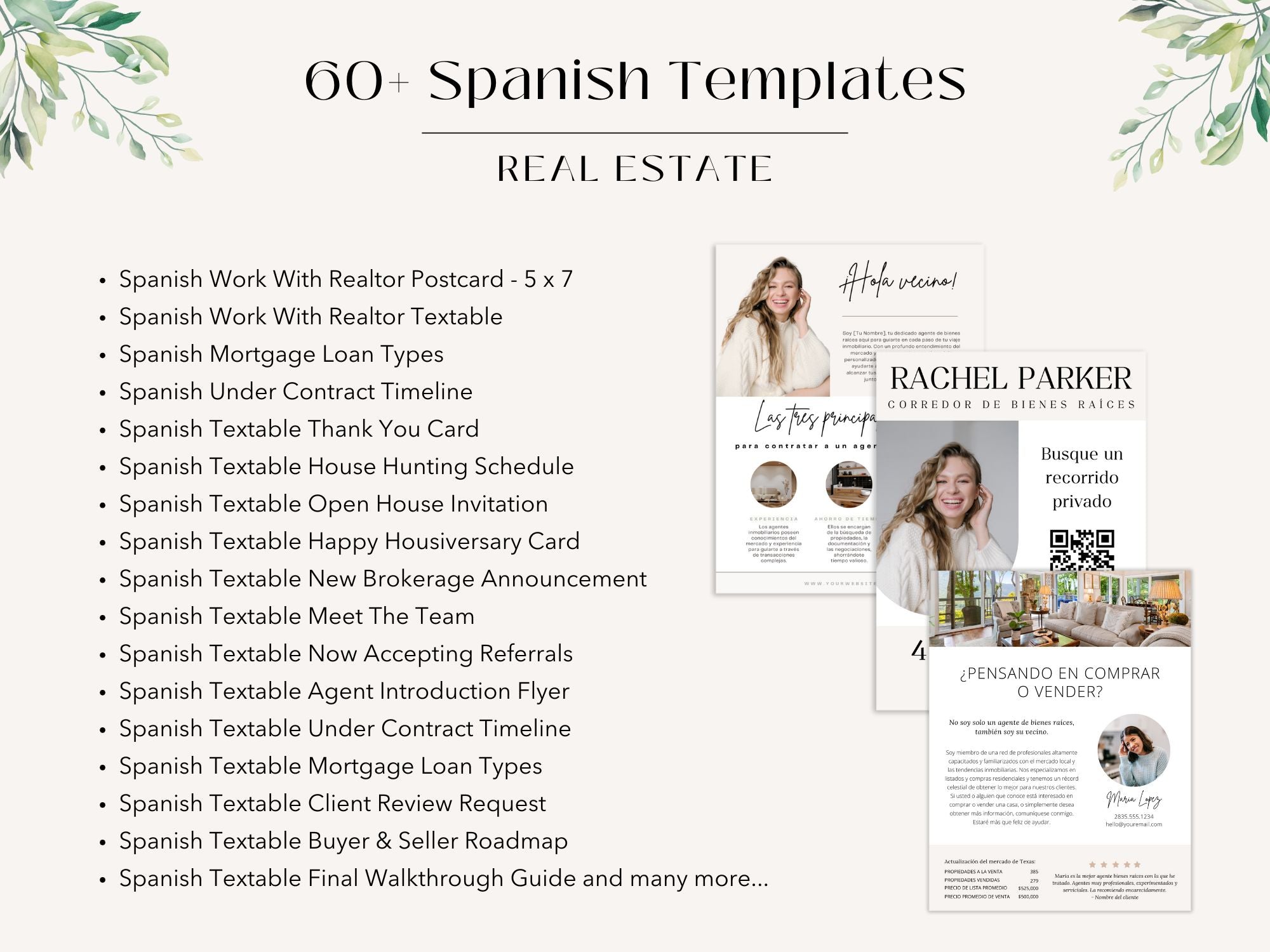 Spanish Real Estate Bundle - Boost your real estate business with our resources in Spanish.