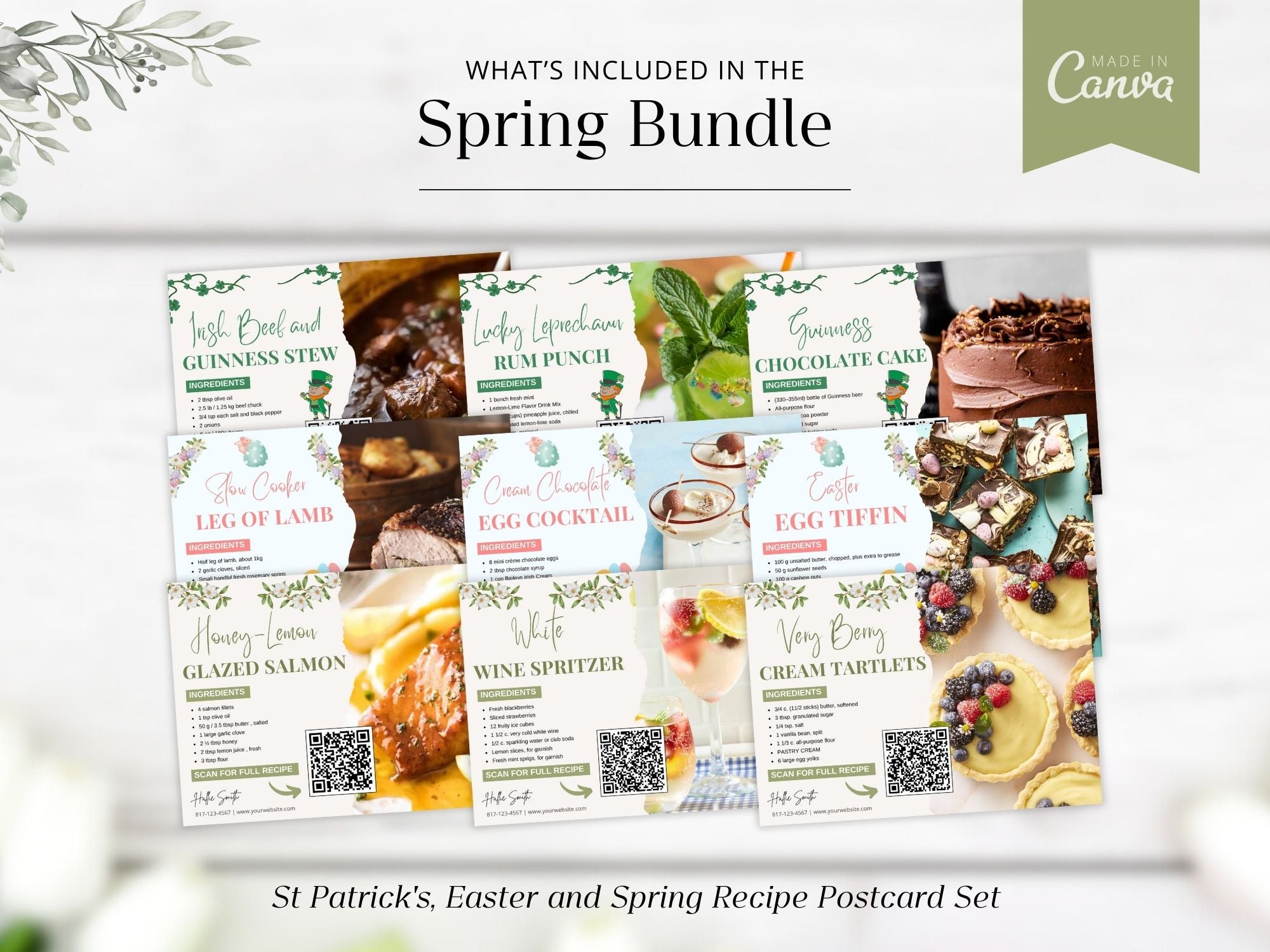 Spring Bundle - A collection of vibrant marketing materials for real estate professionals during the spring season.