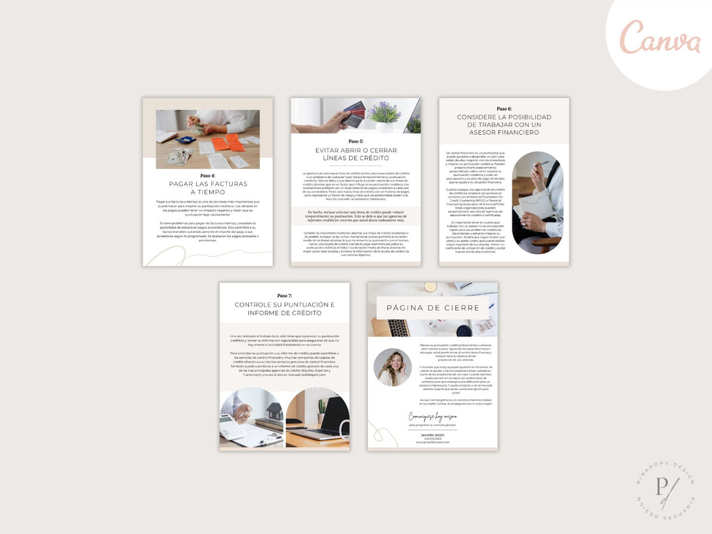 Spanish Minimal Credit Repair Guide - Financial guide in Spanish designed to improve and manage your credit history efficiently.