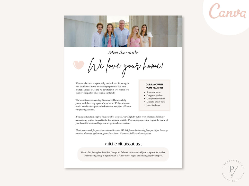 Home Offer Letter Vol 01 - Make a lasting impression with a professionally crafted buyer's letter.