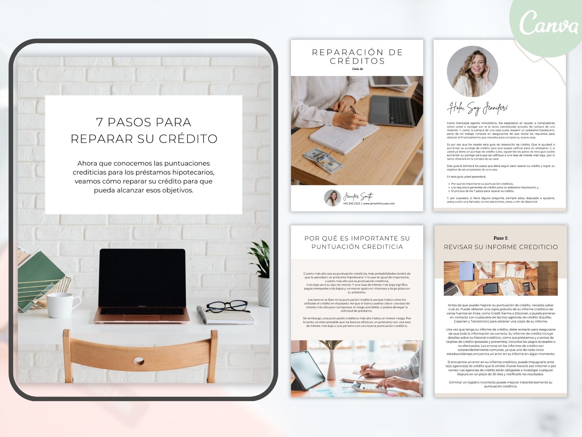 Spanish Minimal Credit Repair Guide - Financial guide in Spanish designed to improve and manage your credit history efficiently.