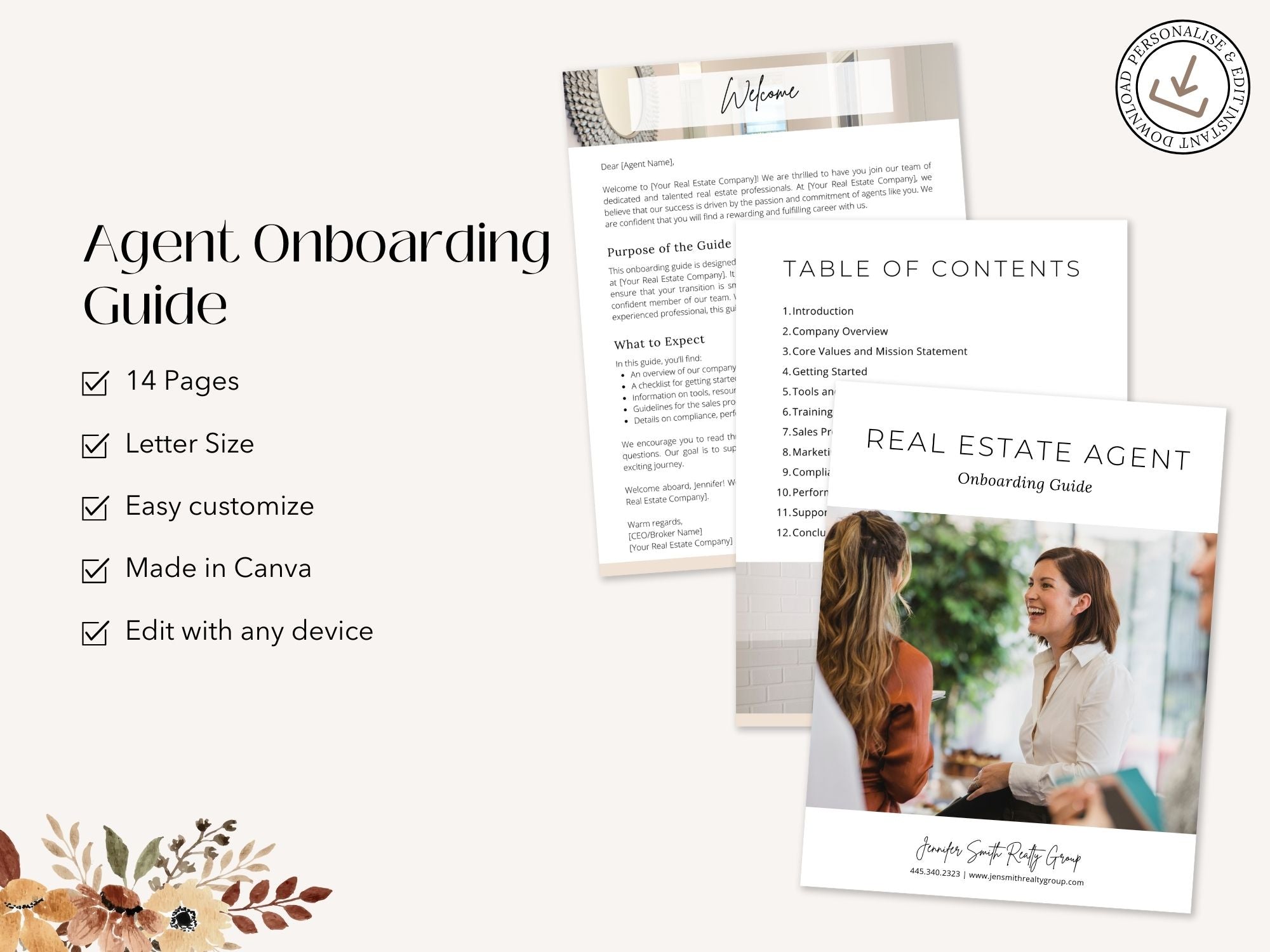 Agent Onboarding Guide- Comprehensive resource for integrating new real estate agents.