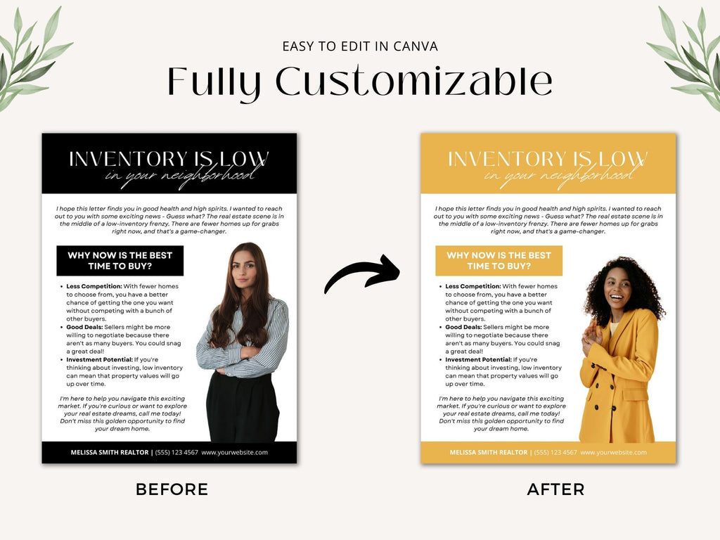 Low Inventory Real Estate Letter Vol 02 - Professionally crafted letter addressing market conditions, offering insights and strategies for buyers and sellers in the low inventory real estate market.