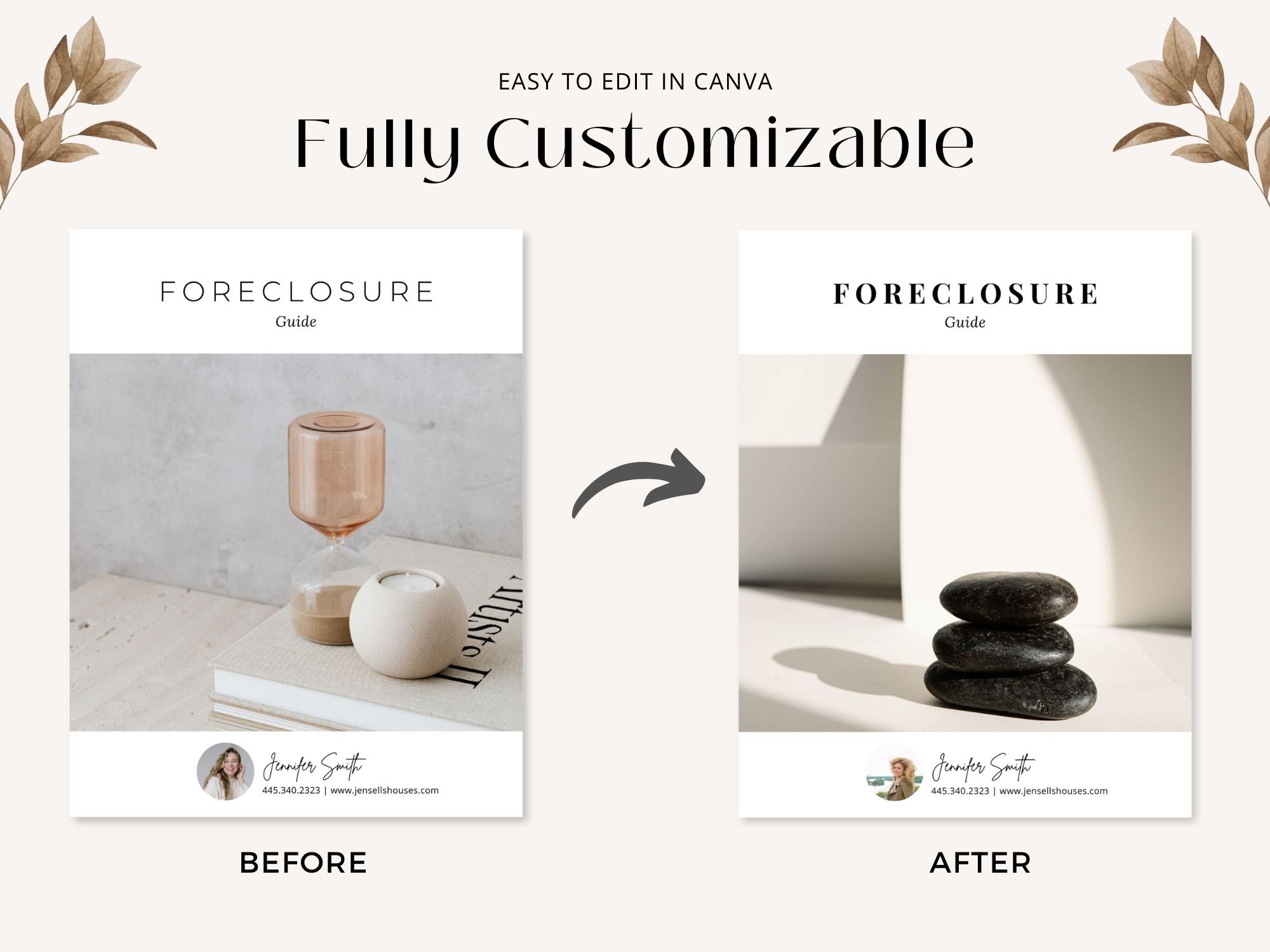 Editable foreclosure guide for real estate agents
