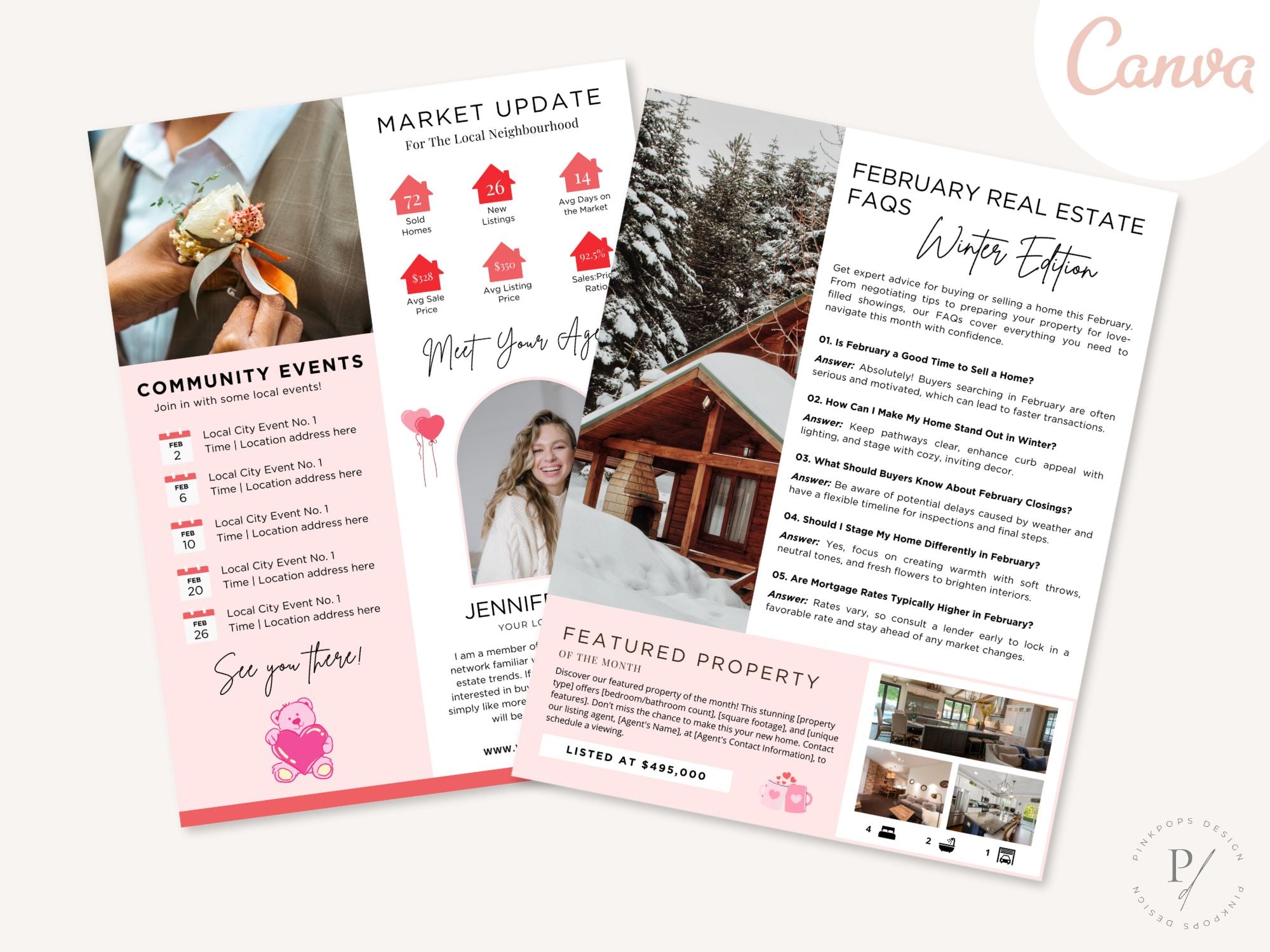February Newsletter 2025 with market updates, seasonal insights, and real estate tips for clients.