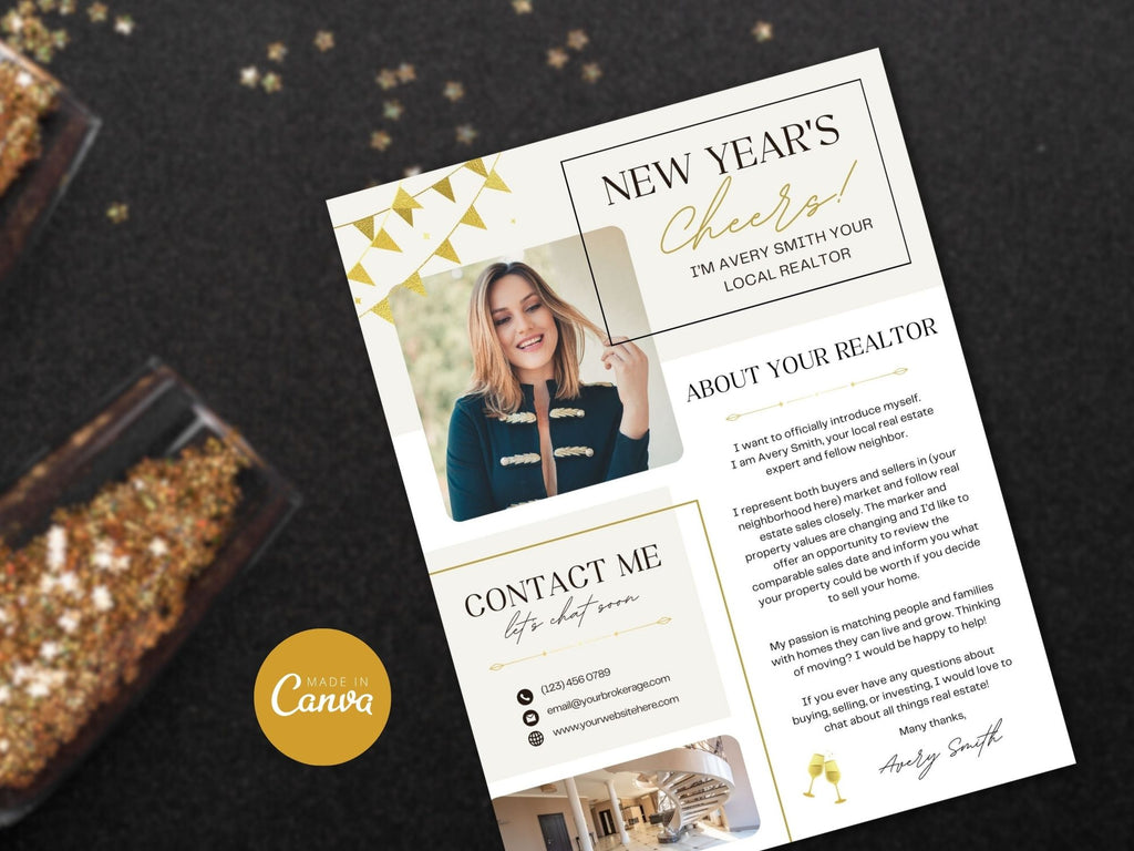 Real Estate New Year Agent Introduction Letter: Creating Personal Connections with Clients and Prospects as the New Year Begins